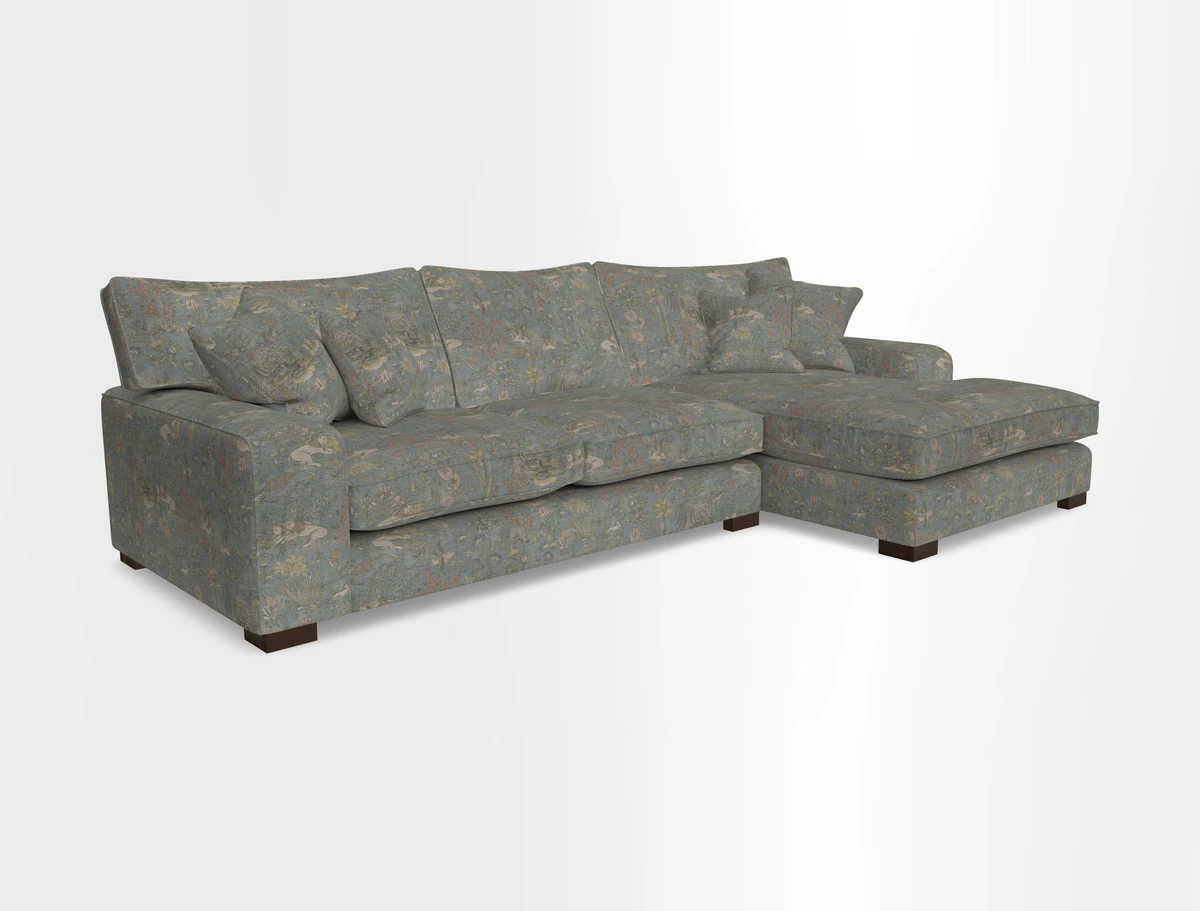 Richmond Chaise RHF  in Two Tone Plain Biscuit