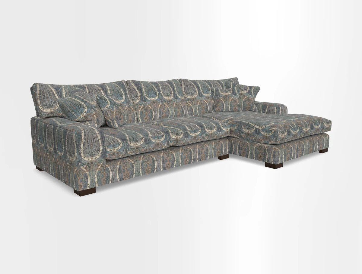 Richmond Chaise RHF  in Two Tone Plain Biscuit