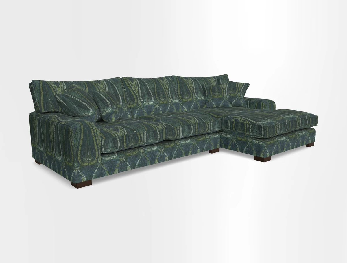 Richmond Chaise RHF  in Two Tone Plain Biscuit