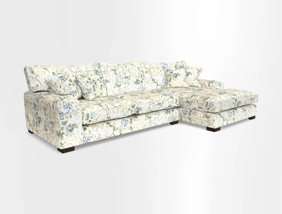Richmond Chaise RHF  in Two Tone Plain Biscuit