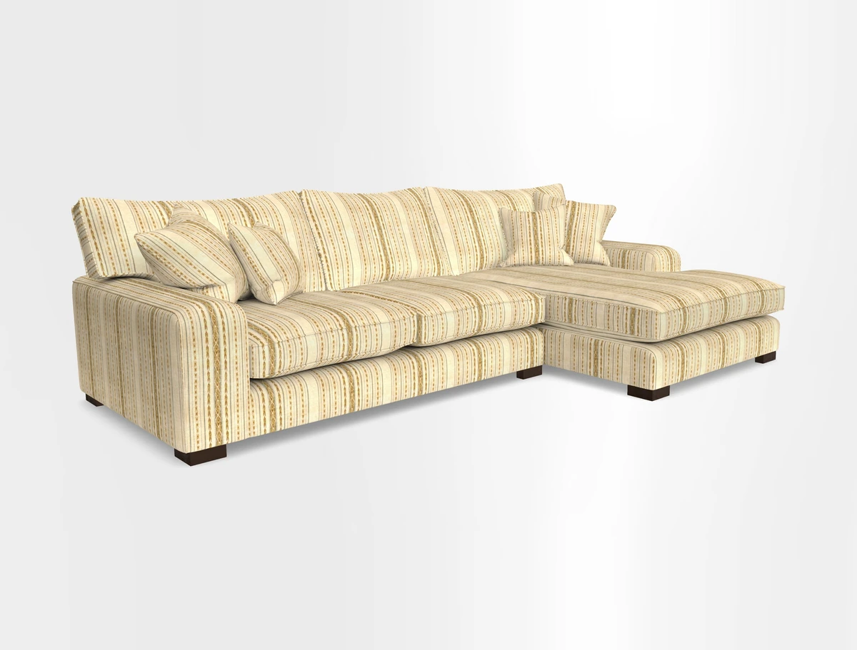 Richmond Chaise RHF  in Two Tone Plain Biscuit