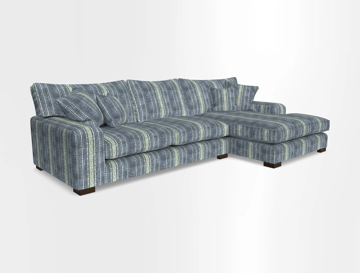 Richmond Chaise RHF  in Two Tone Plain Biscuit