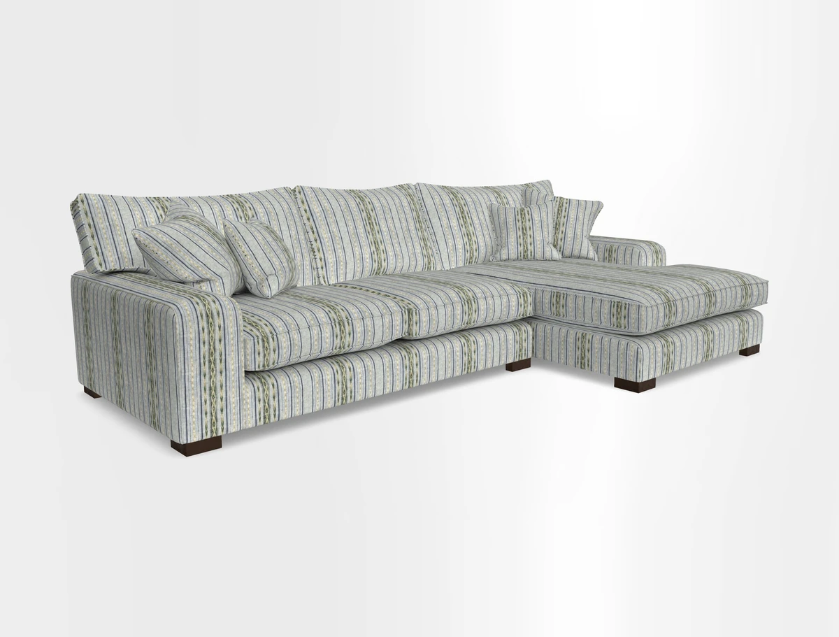 Richmond Chaise RHF  in Two Tone Plain Biscuit