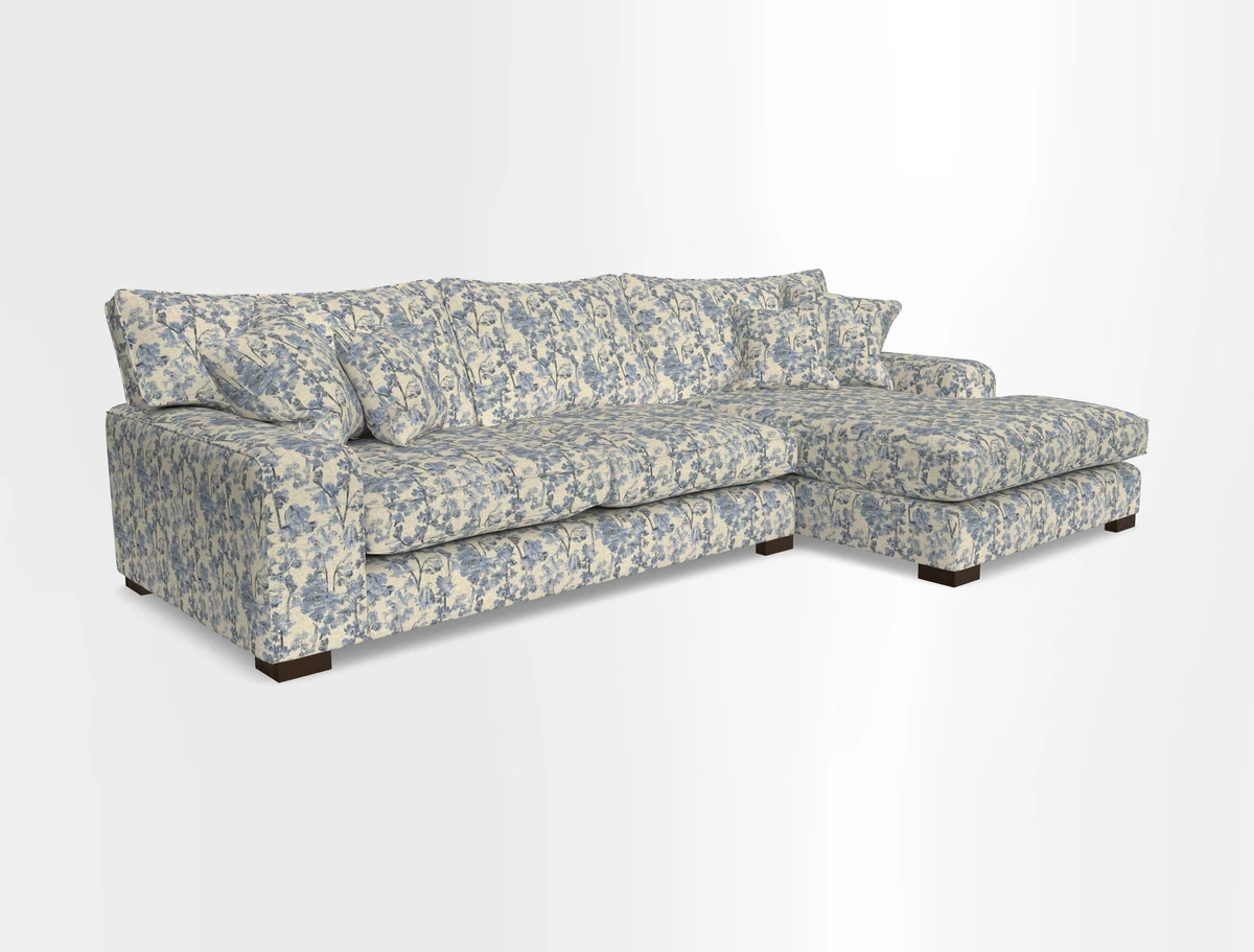 Richmond Chaise RHF  in Two Tone Plain Biscuit