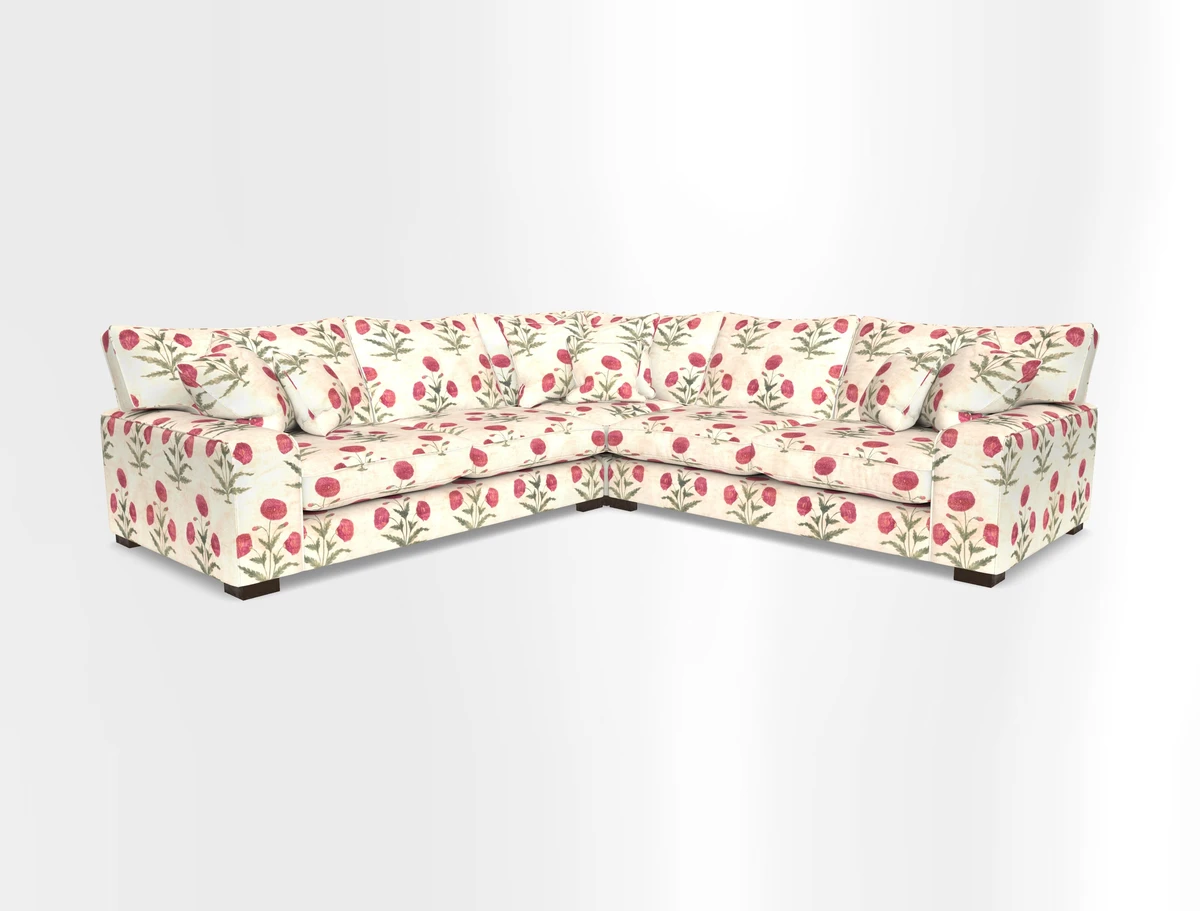 Richmond Small Corner Unit RHF & LHF  in Two Tone Plain Biscuit