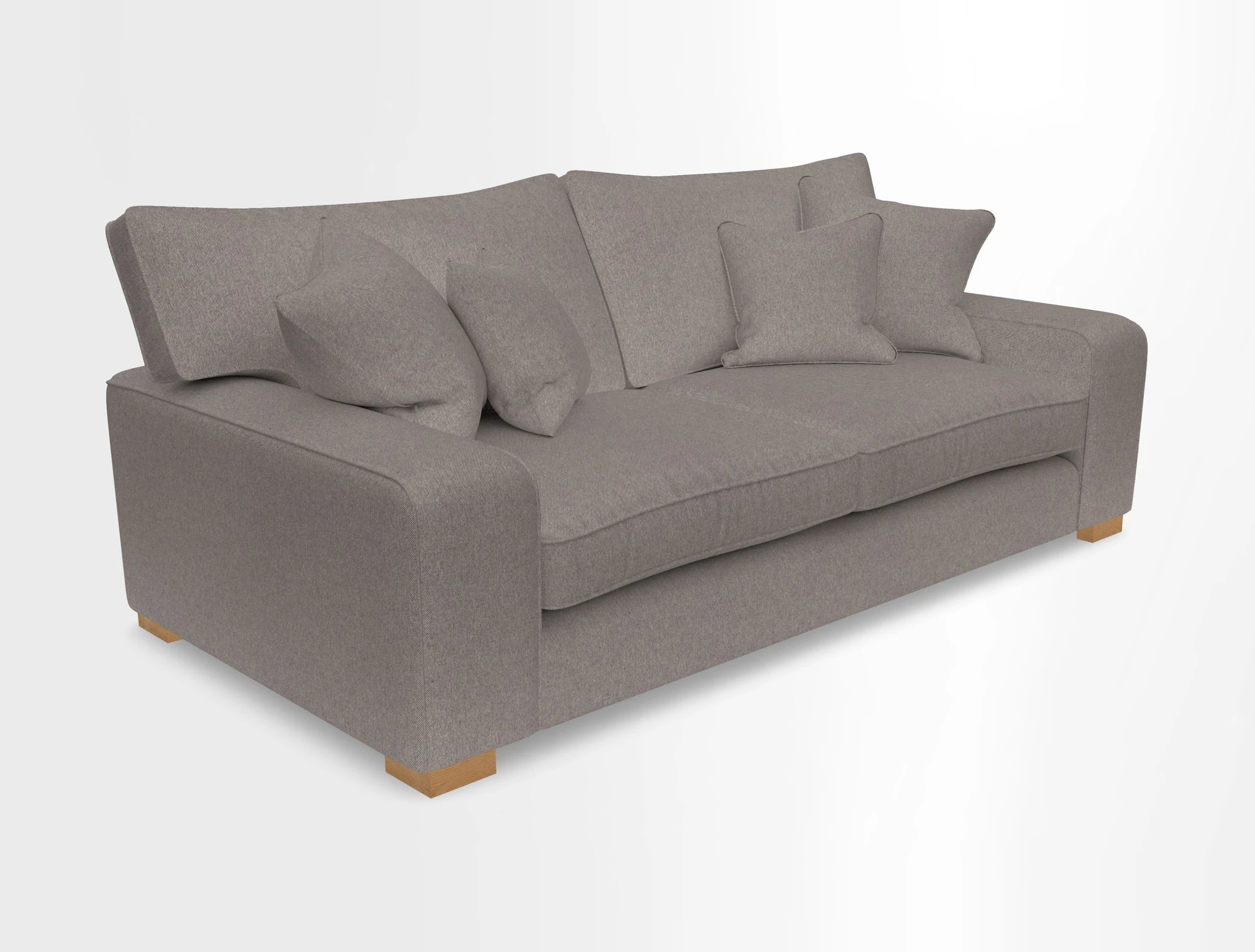 Richmond 3 Seater Sofa in Large Sussex Gingham Large Forest