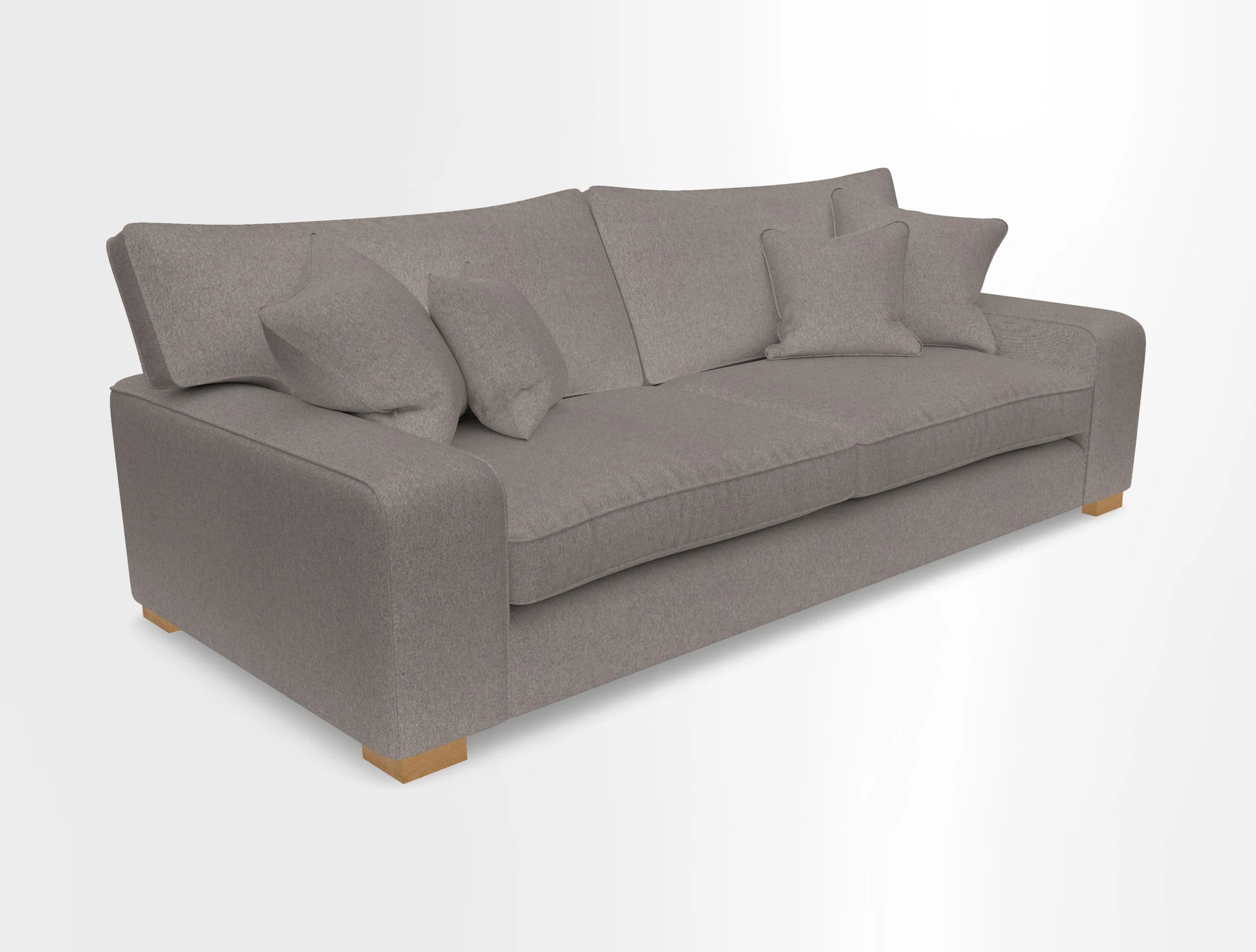 Richmond 3 Seater Sofa in Large Sussex Gingham Large Forest