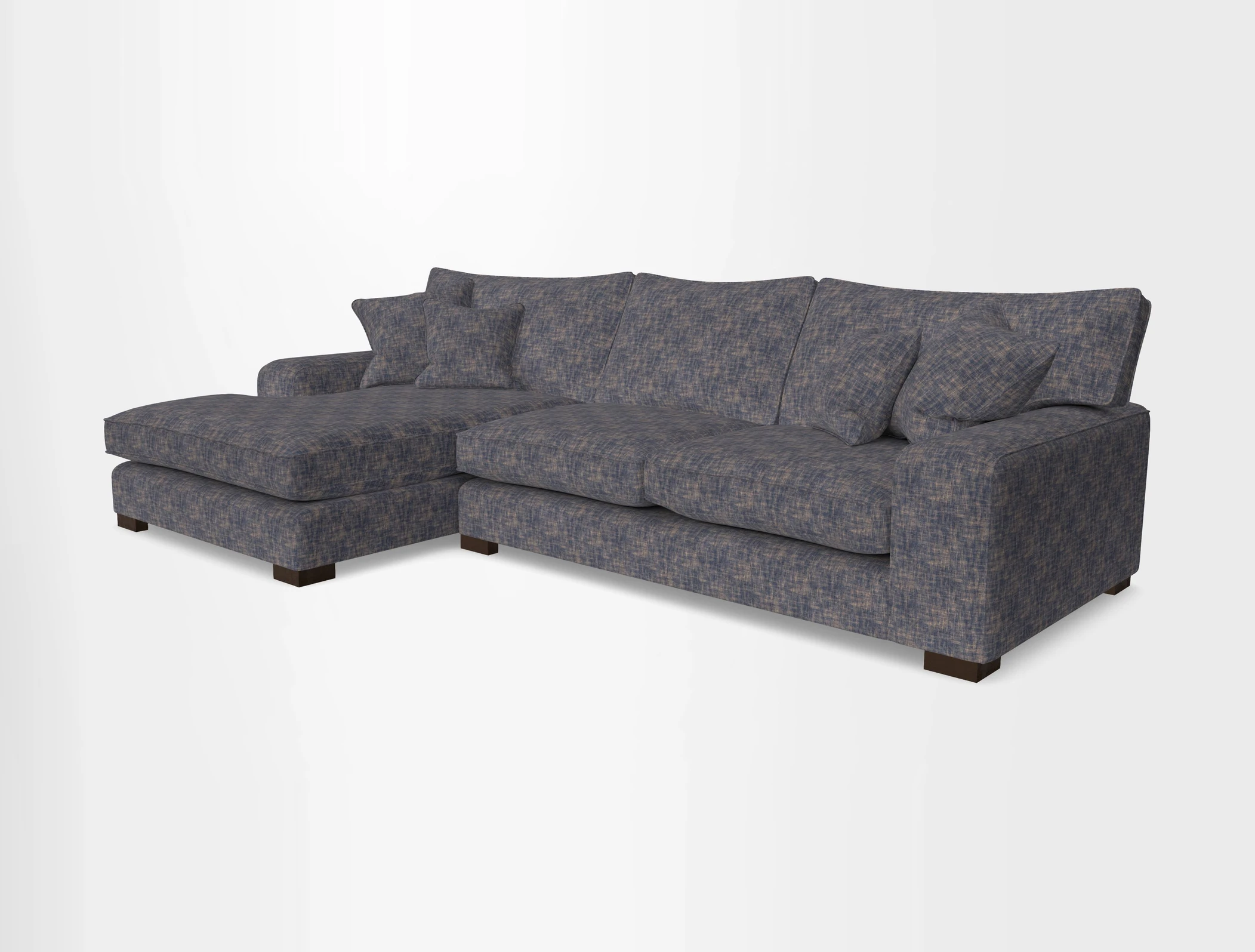 Richmond Chaise LHF  in Two Tone Plain Biscuit