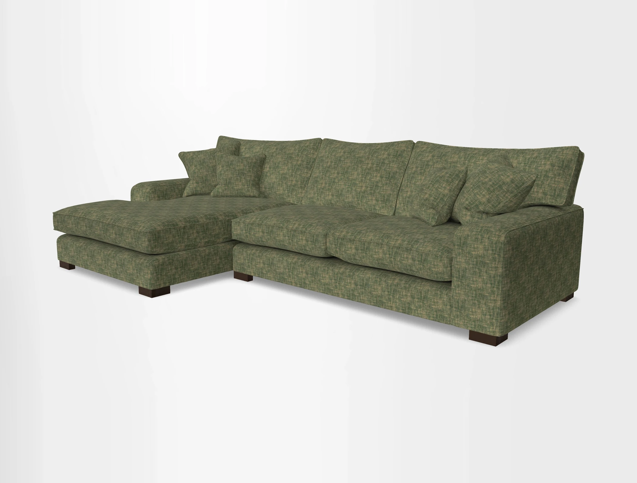 Richmond Chaise LHF  in Two Tone Plain Biscuit