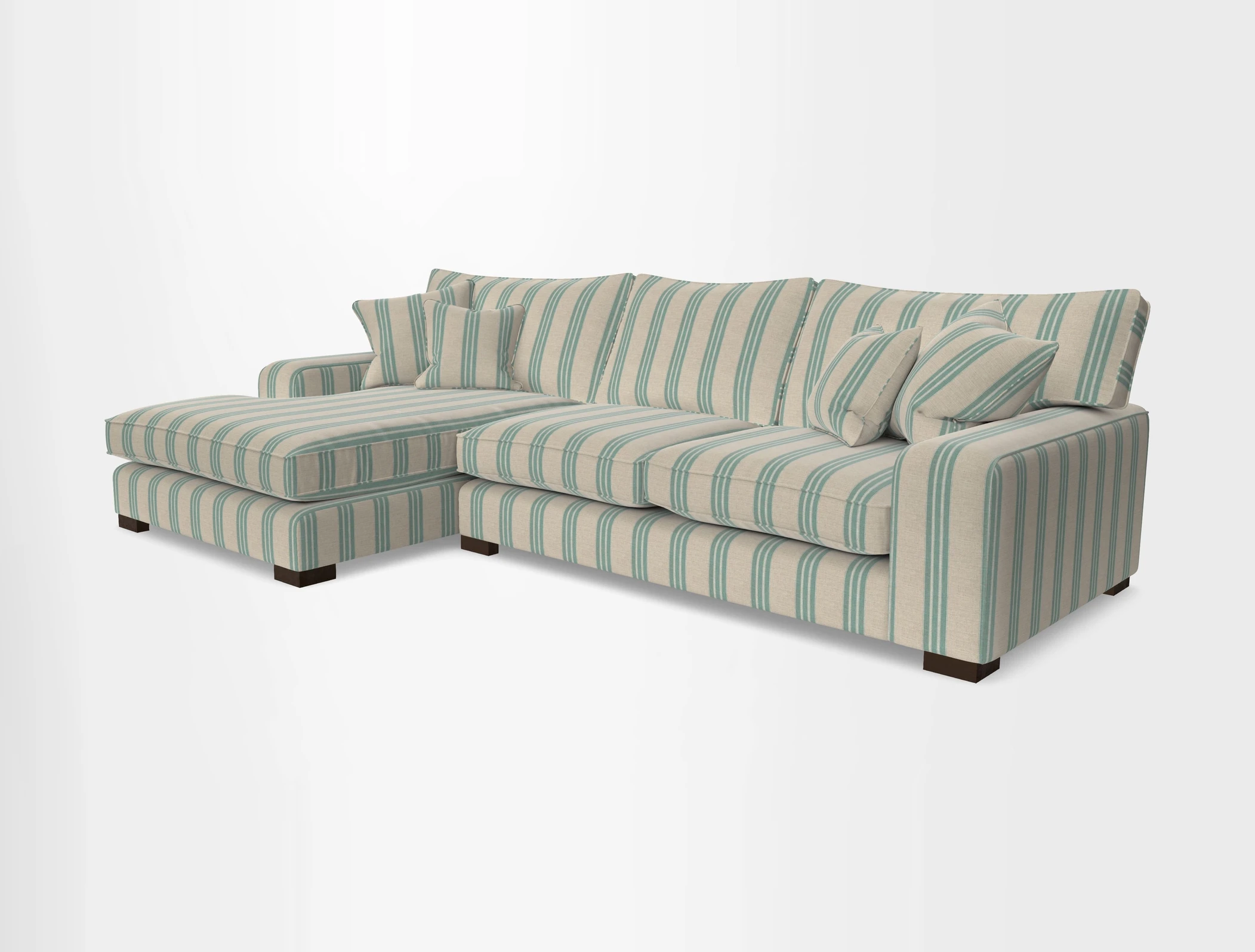 Richmond Chaise LHF  in Two Tone Plain Biscuit