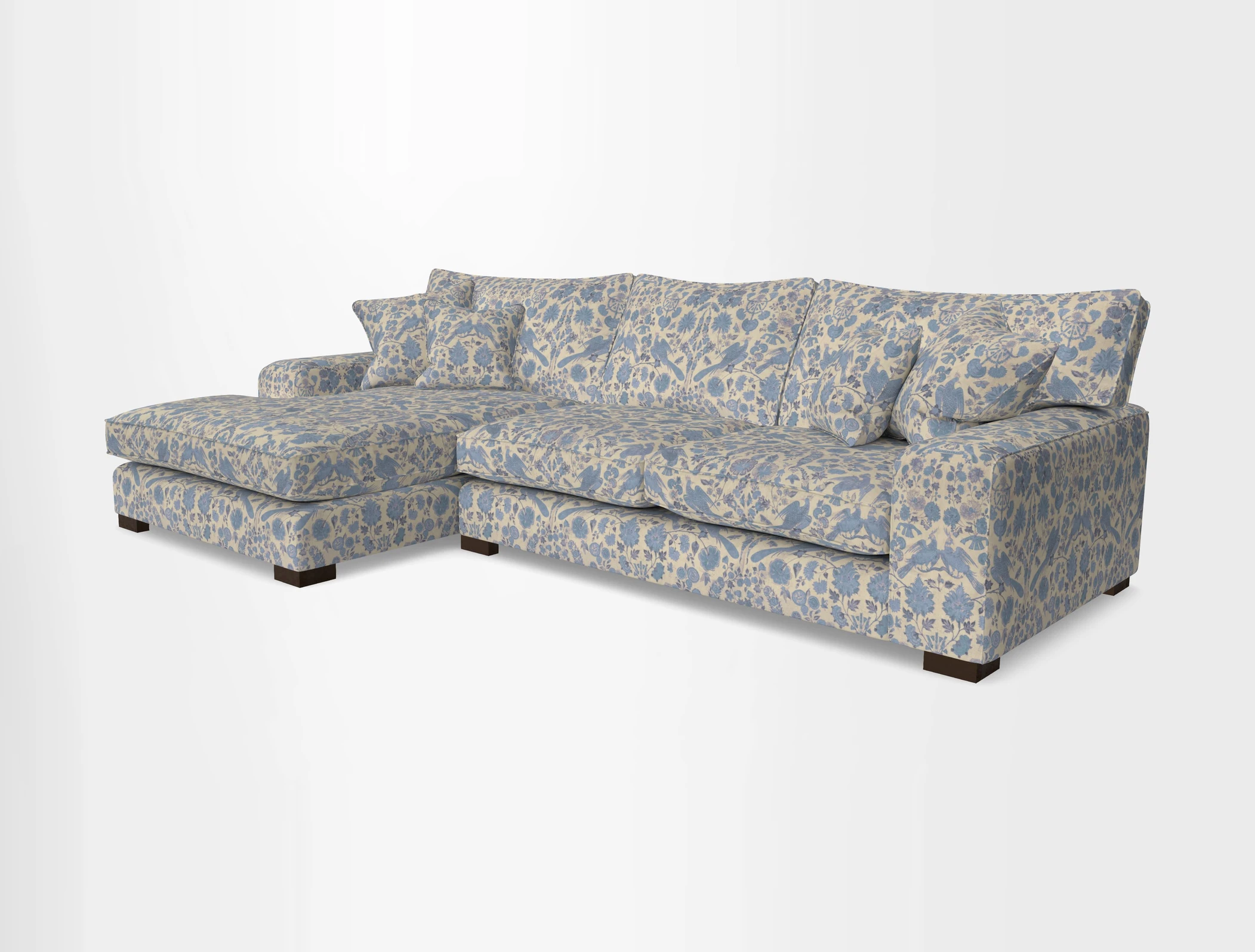 Richmond Chaise LHF  in Two Tone Plain Biscuit