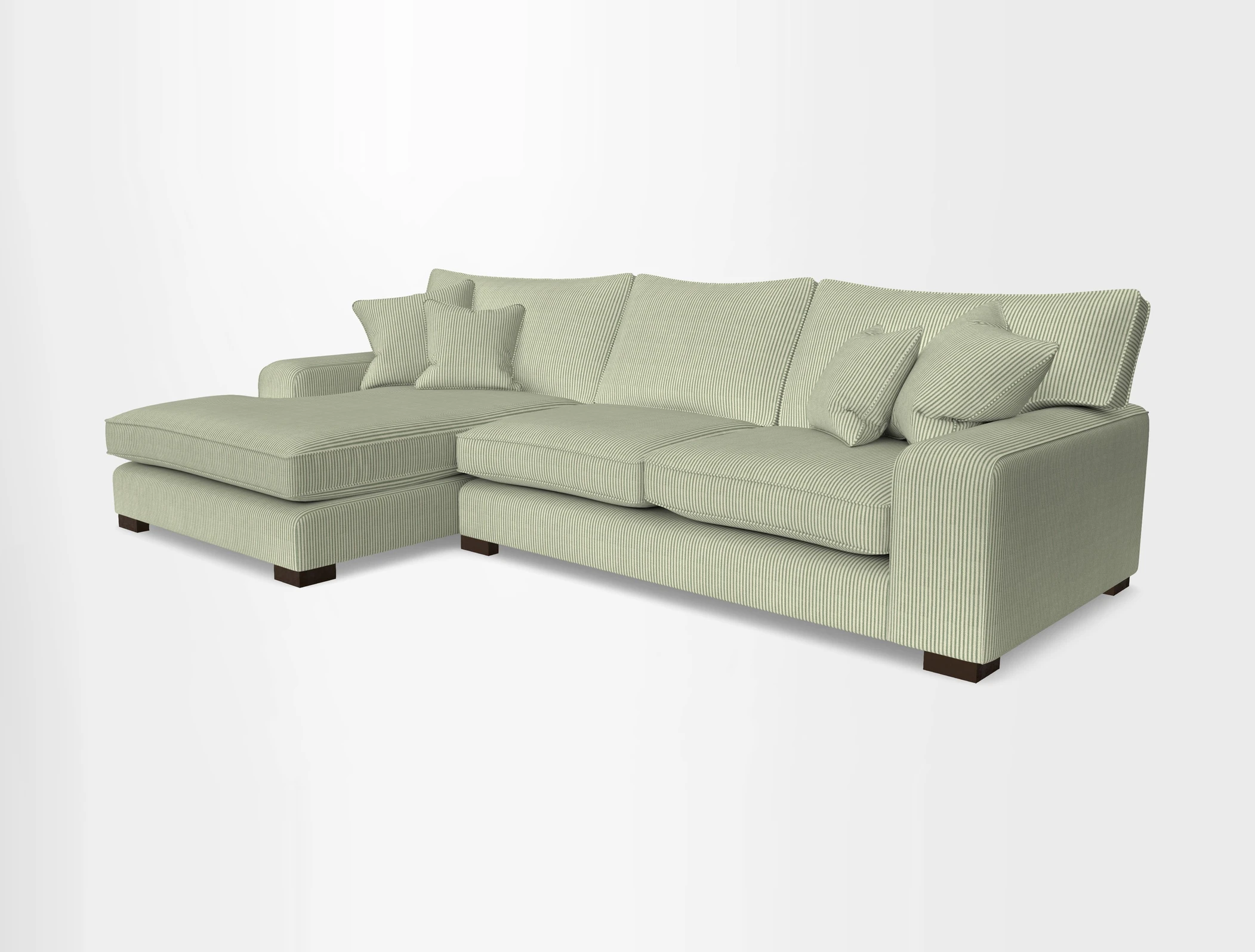 Richmond Chaise LHF  in Two Tone Plain Biscuit