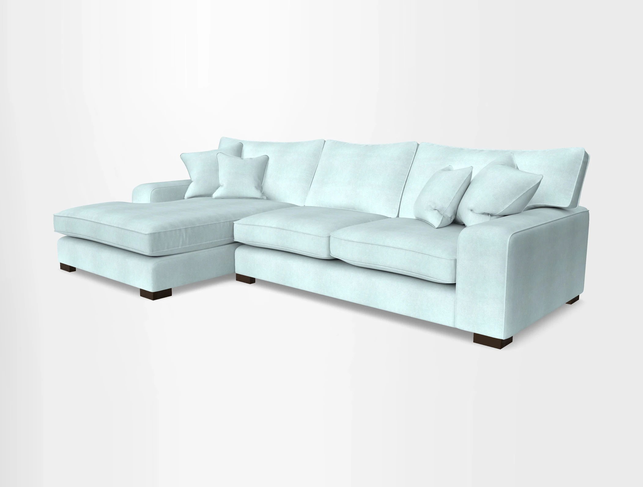 Richmond Chaise LHF  in Two Tone Plain Biscuit