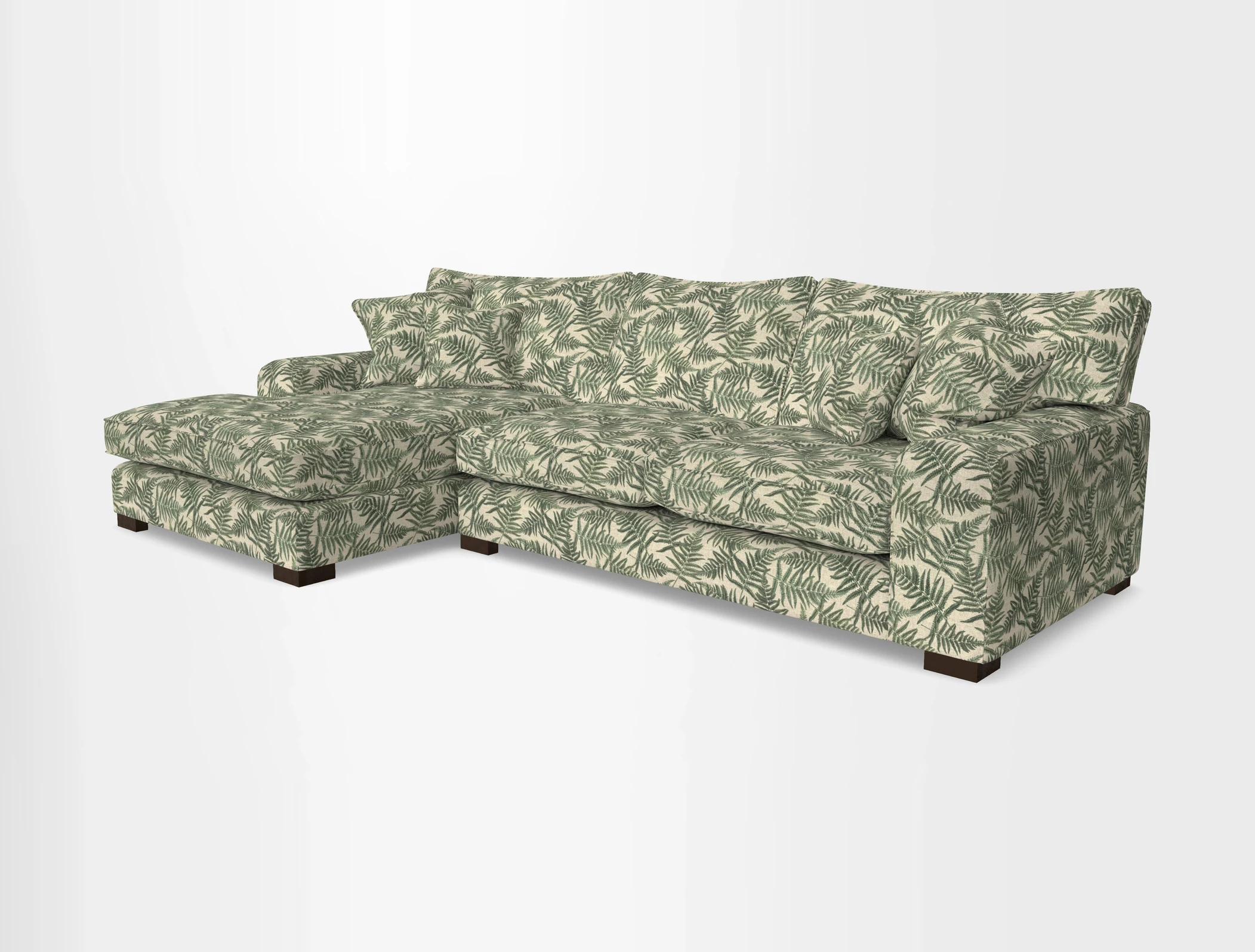 Richmond Chaise LHF  in Two Tone Plain Biscuit