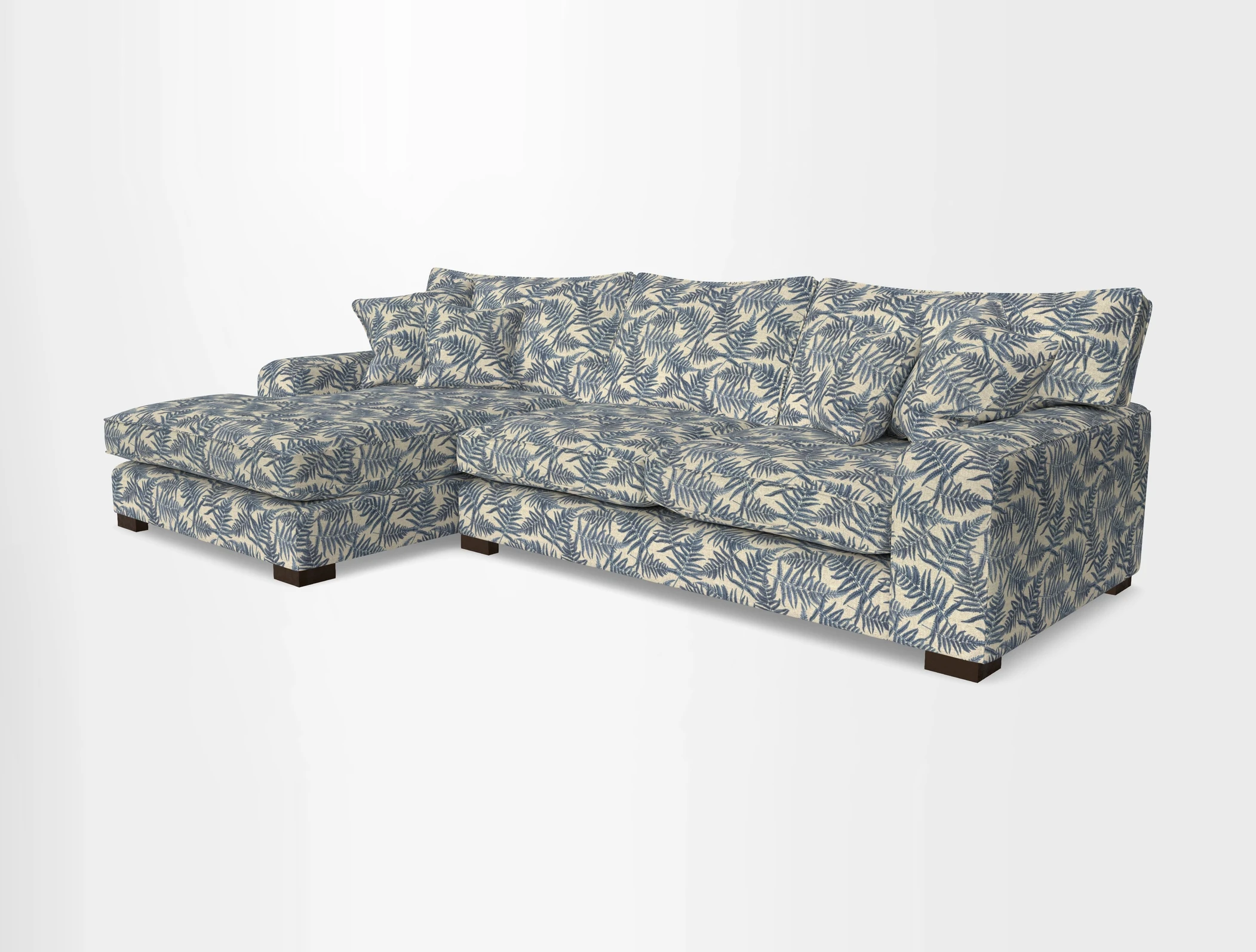 Richmond Chaise LHF  in Two Tone Plain Biscuit