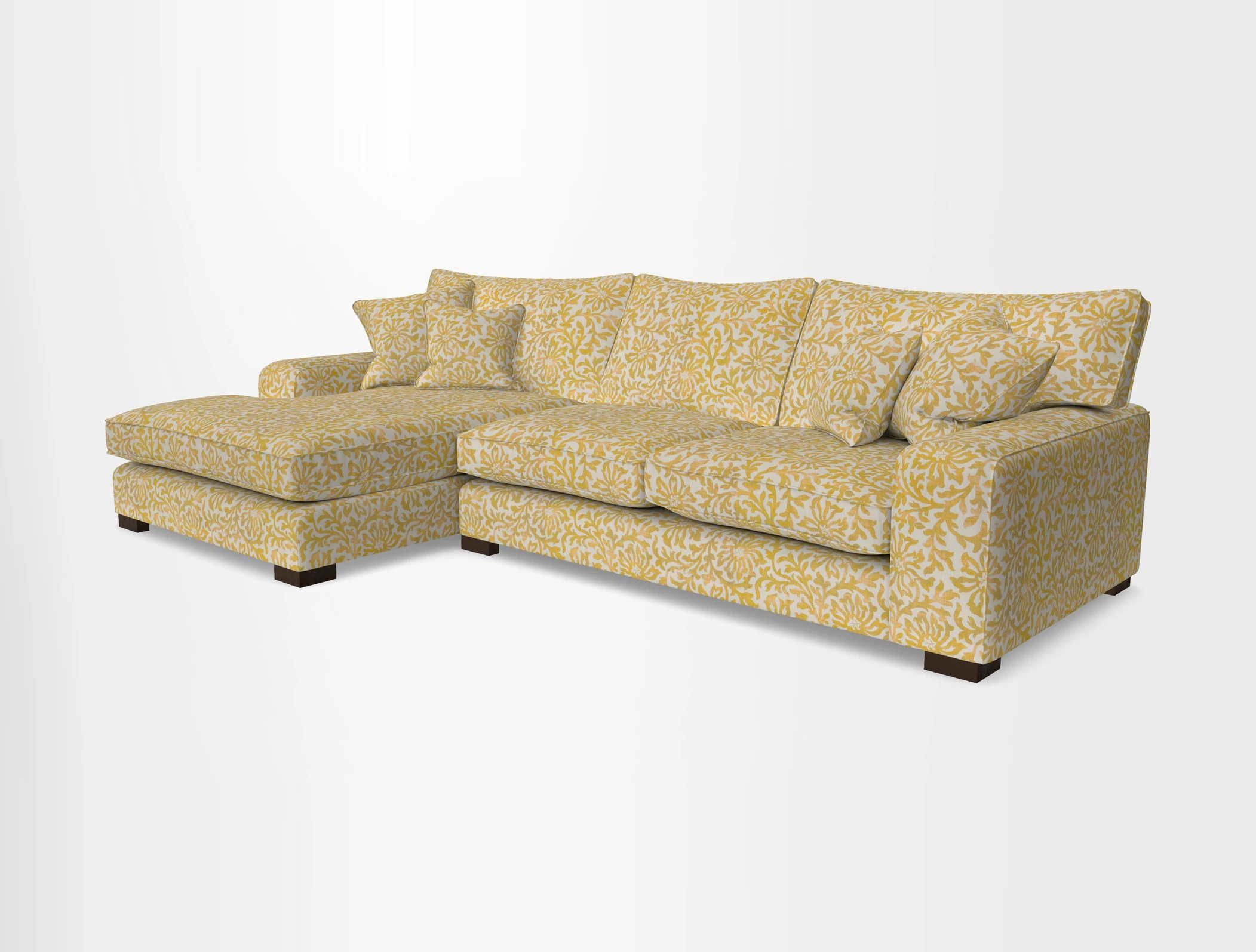 Richmond Chaise LHF  in Two Tone Plain Biscuit