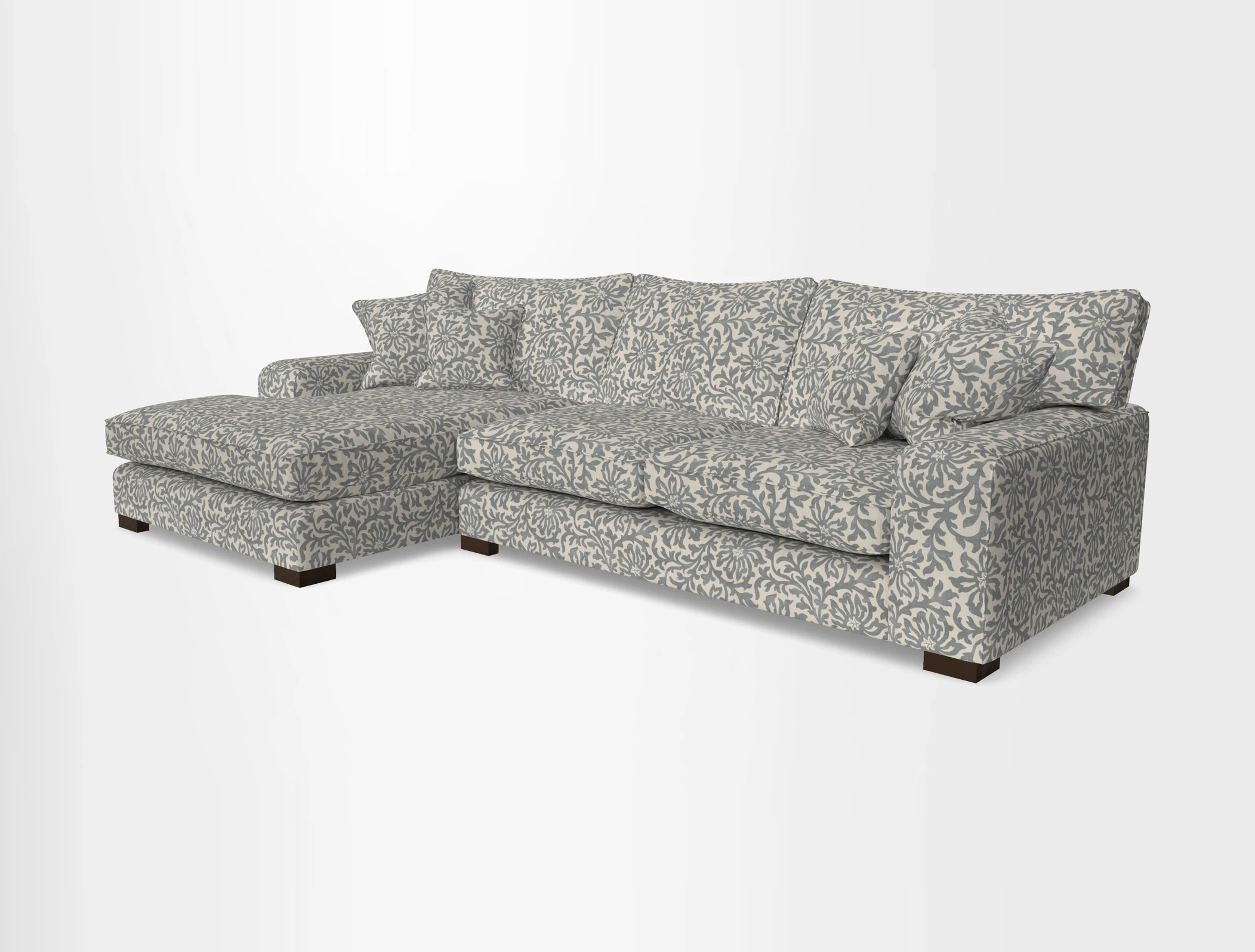 Richmond Chaise LHF  in Two Tone Plain Biscuit