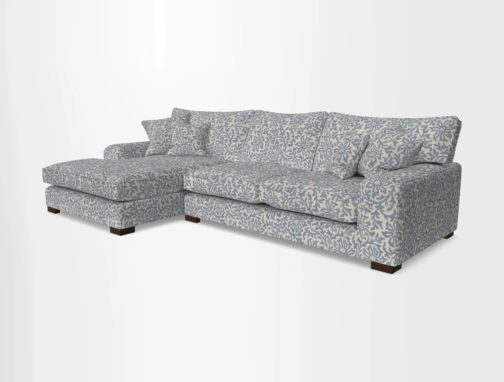 Richmond Chaise LHF  in Two Tone Plain Biscuit