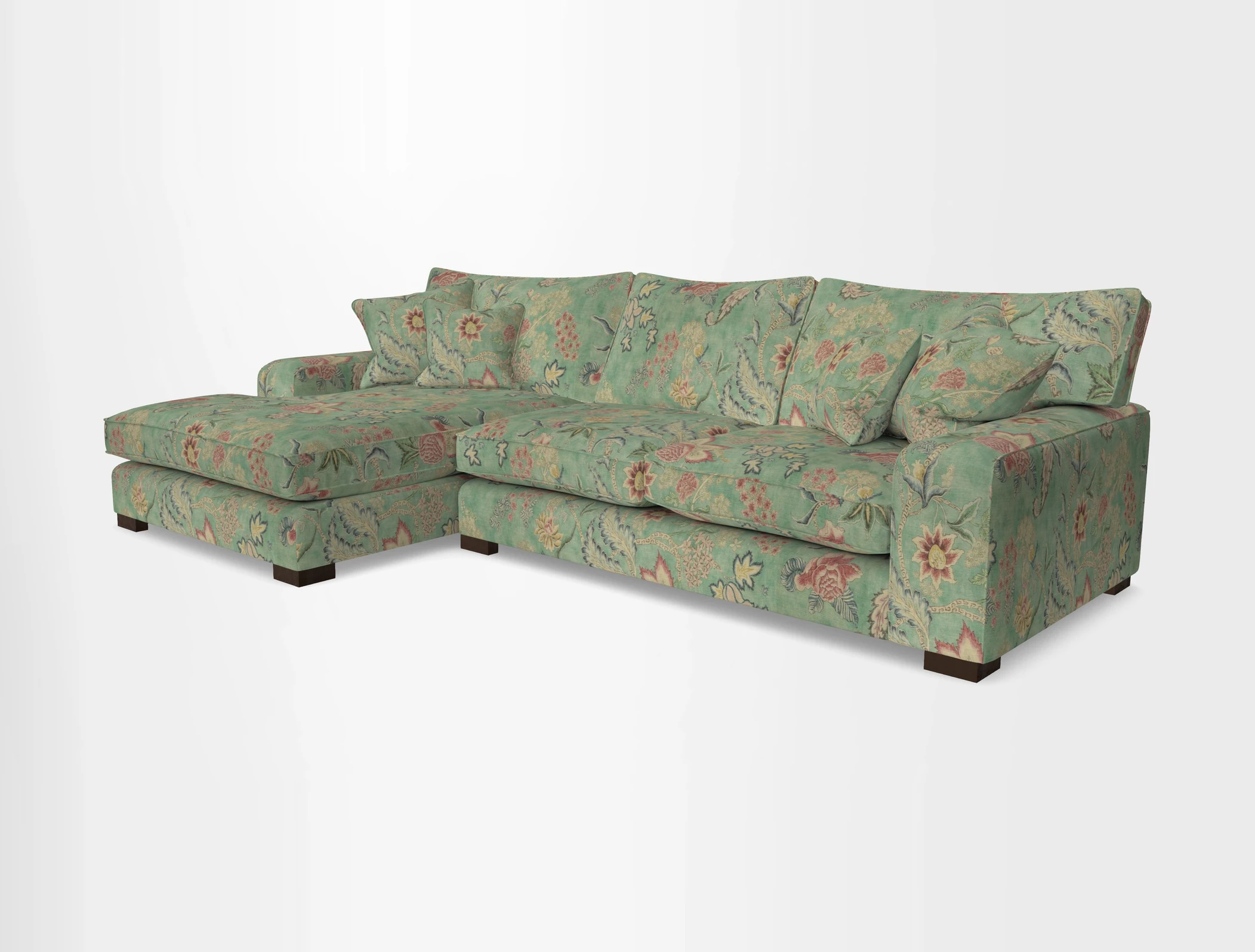 Richmond Chaise LHF  in Two Tone Plain Biscuit
