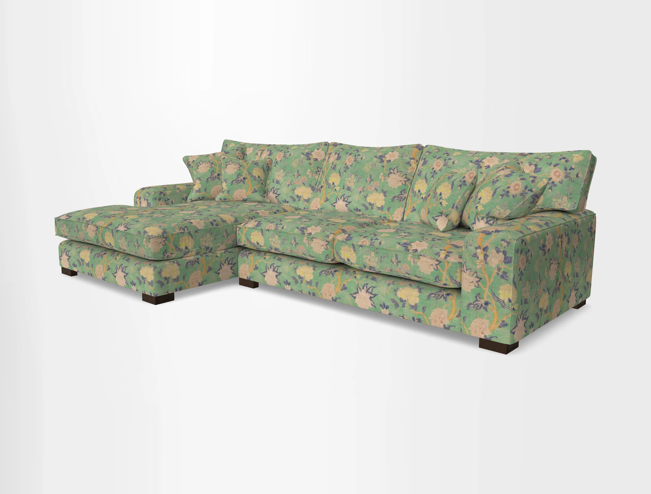 Richmond Chaise LHF  in Two Tone Plain Biscuit