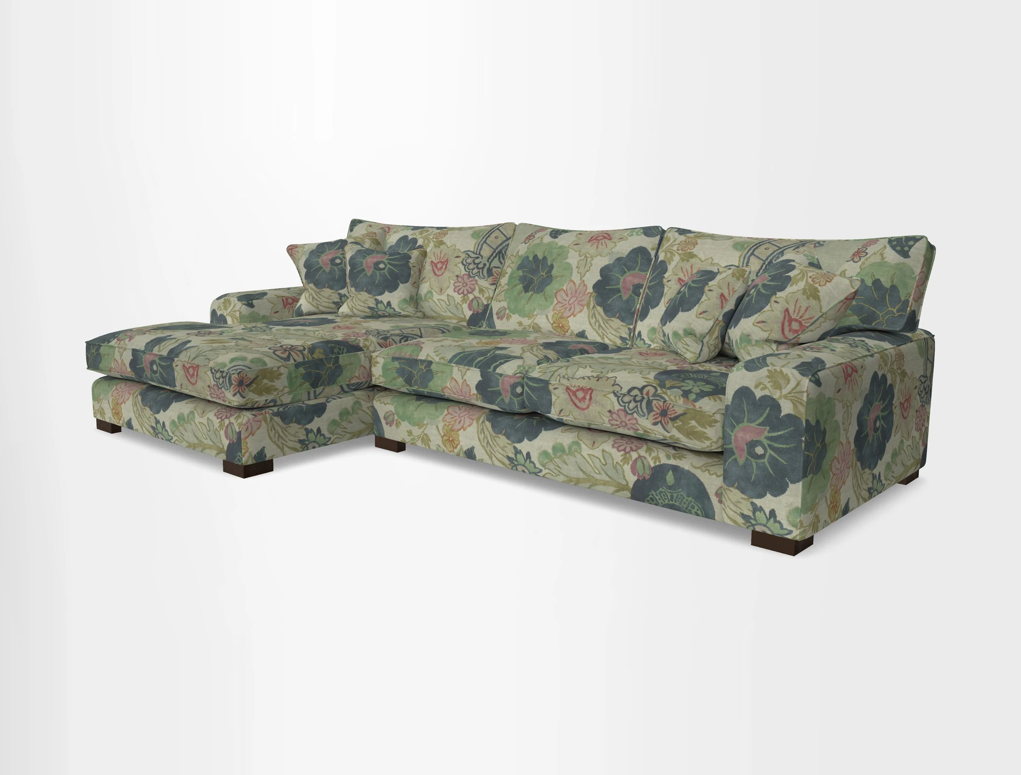 Richmond Chaise LHF  in Two Tone Plain Biscuit