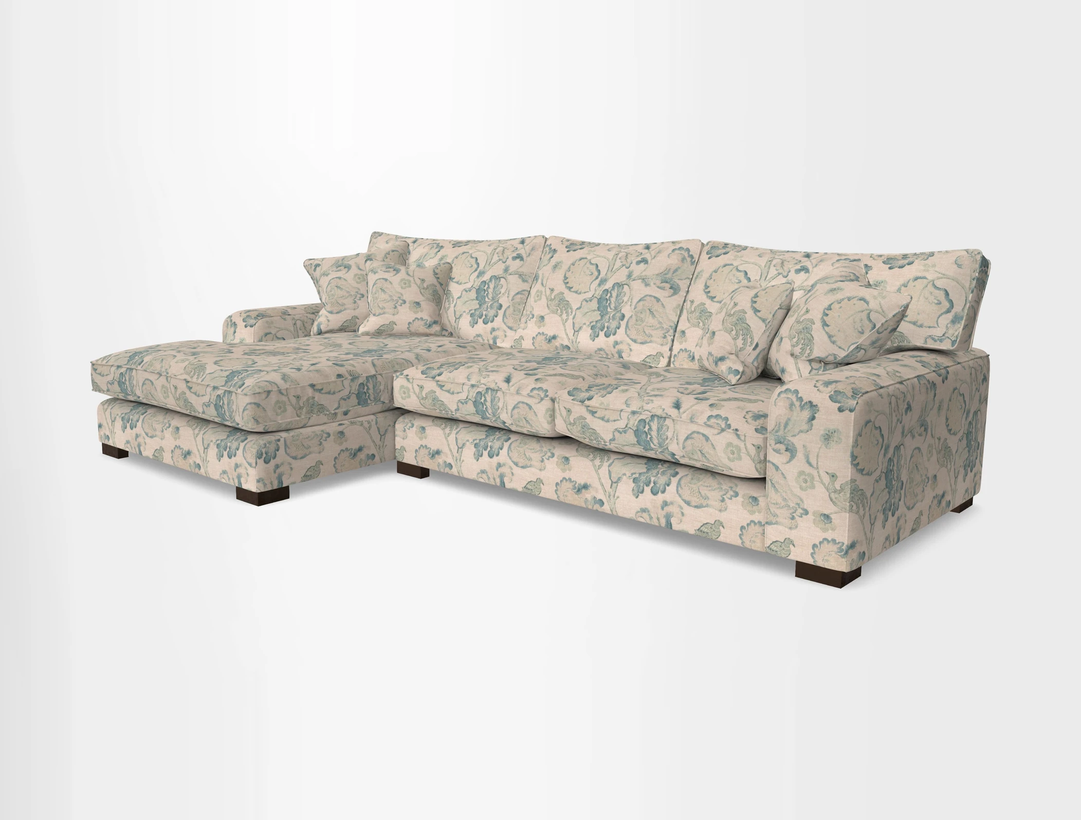 Richmond Chaise LHF  in Two Tone Plain Biscuit