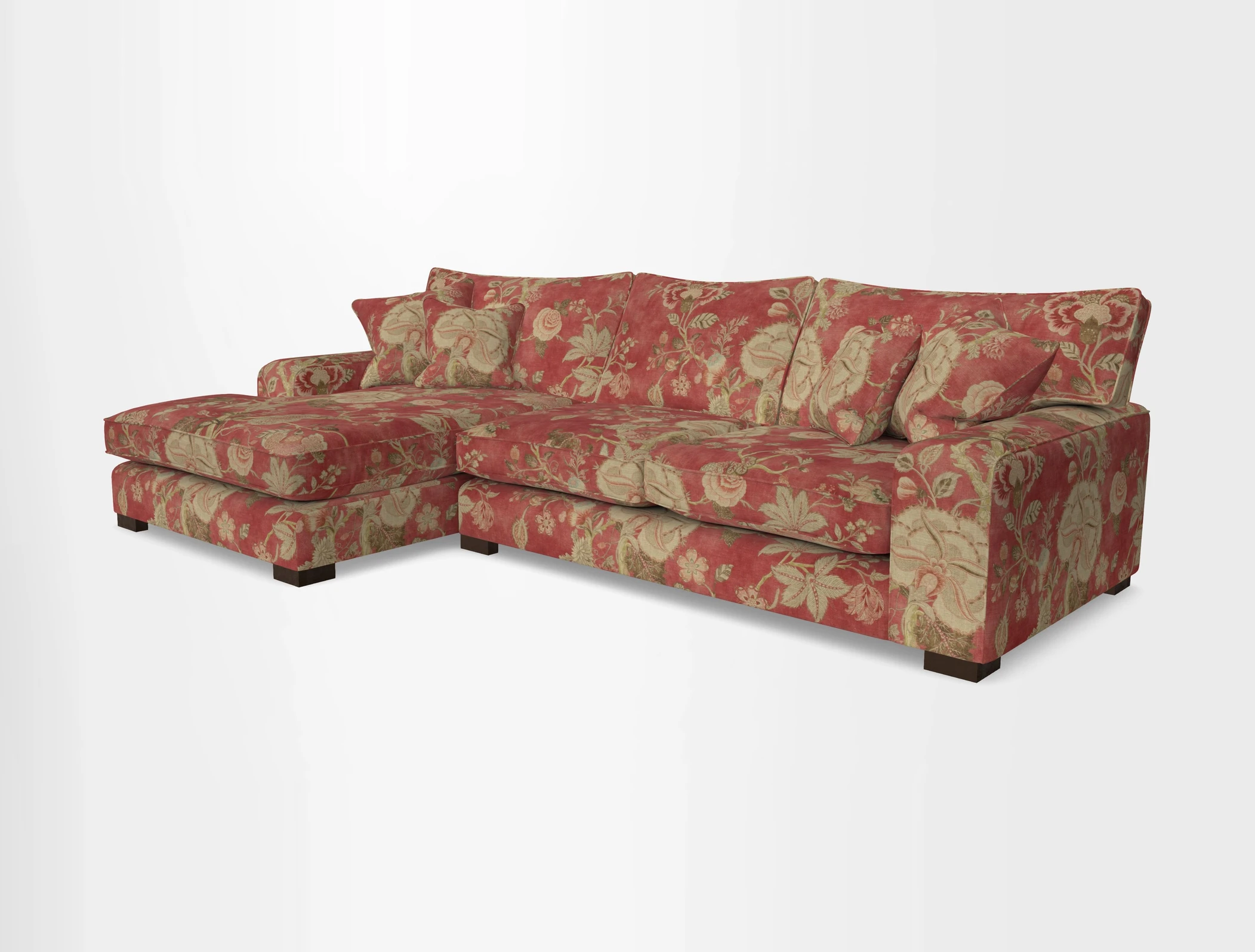 Richmond Chaise LHF  in Two Tone Plain Biscuit