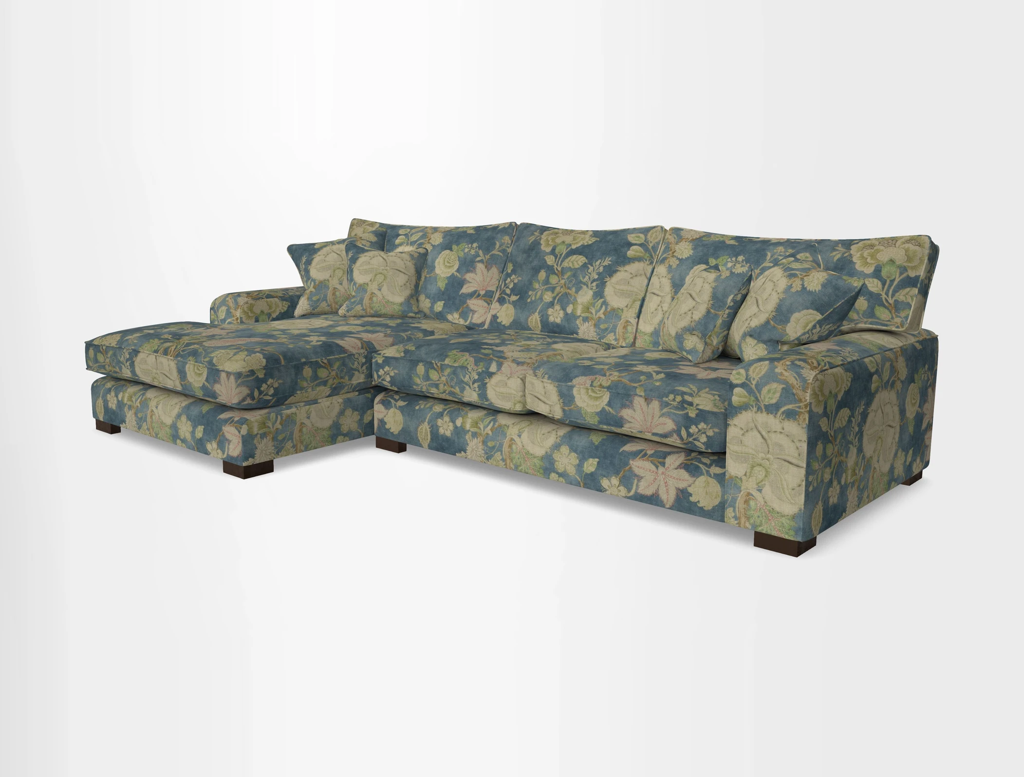 Richmond Chaise LHF  in Two Tone Plain Biscuit