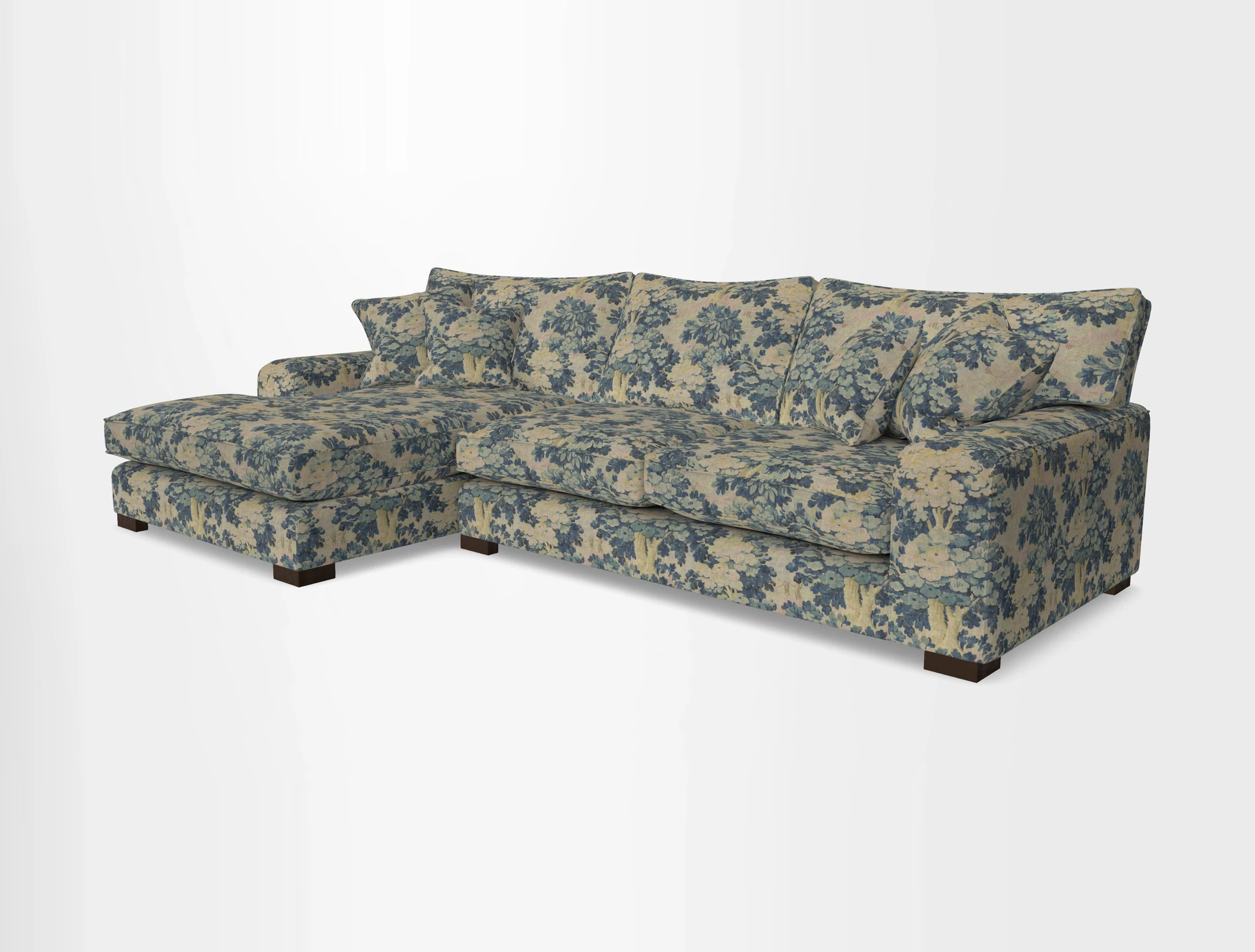 Richmond Chaise LHF  in Two Tone Plain Biscuit