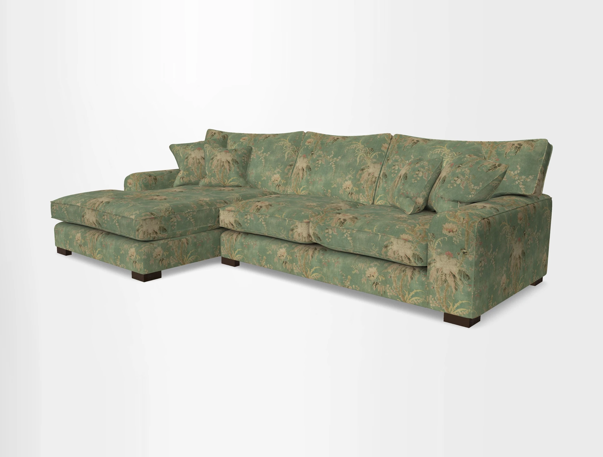 Richmond Chaise LHF  in Two Tone Plain Biscuit
