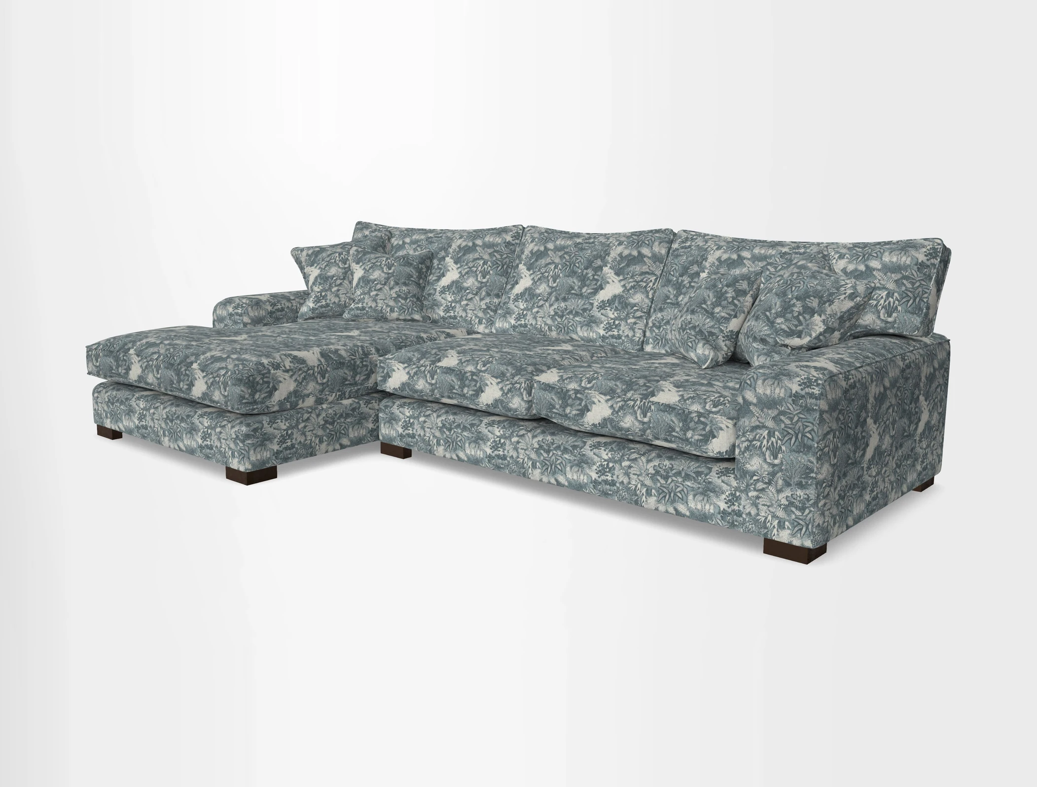 Richmond Chaise LHF  in Two Tone Plain Biscuit