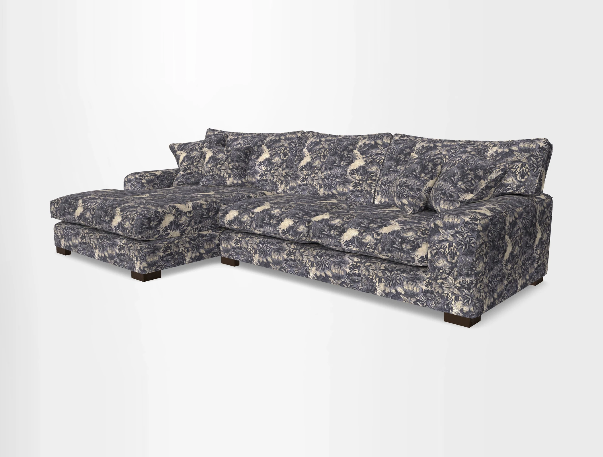 Richmond Chaise LHF  in Two Tone Plain Biscuit