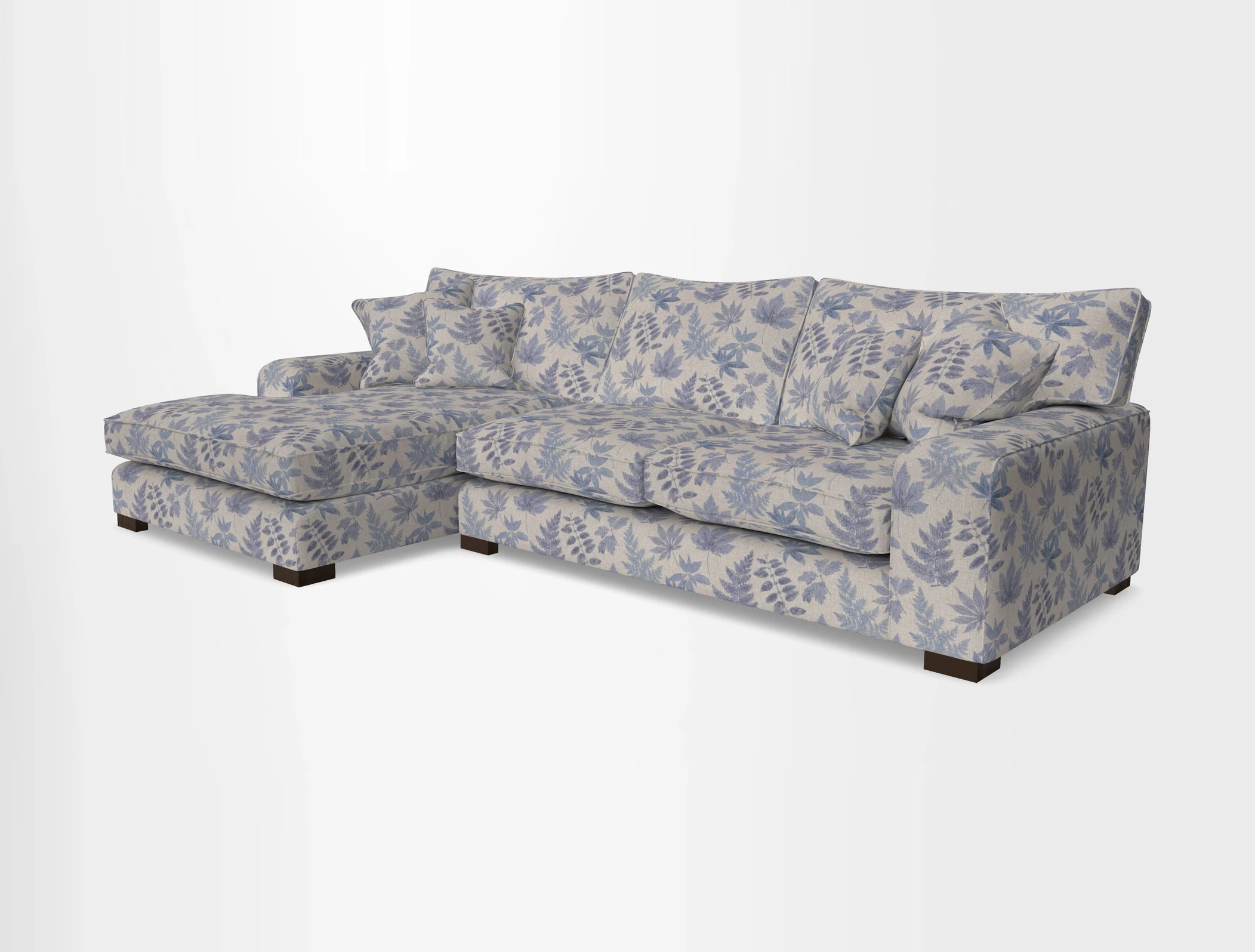 Richmond Chaise LHF  in Two Tone Plain Biscuit