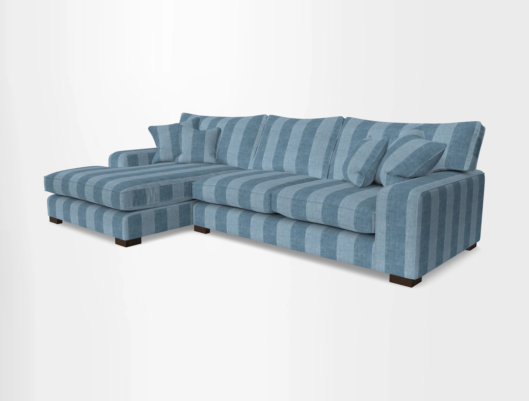 Richmond Chaise LHF  in Two Tone Plain Biscuit