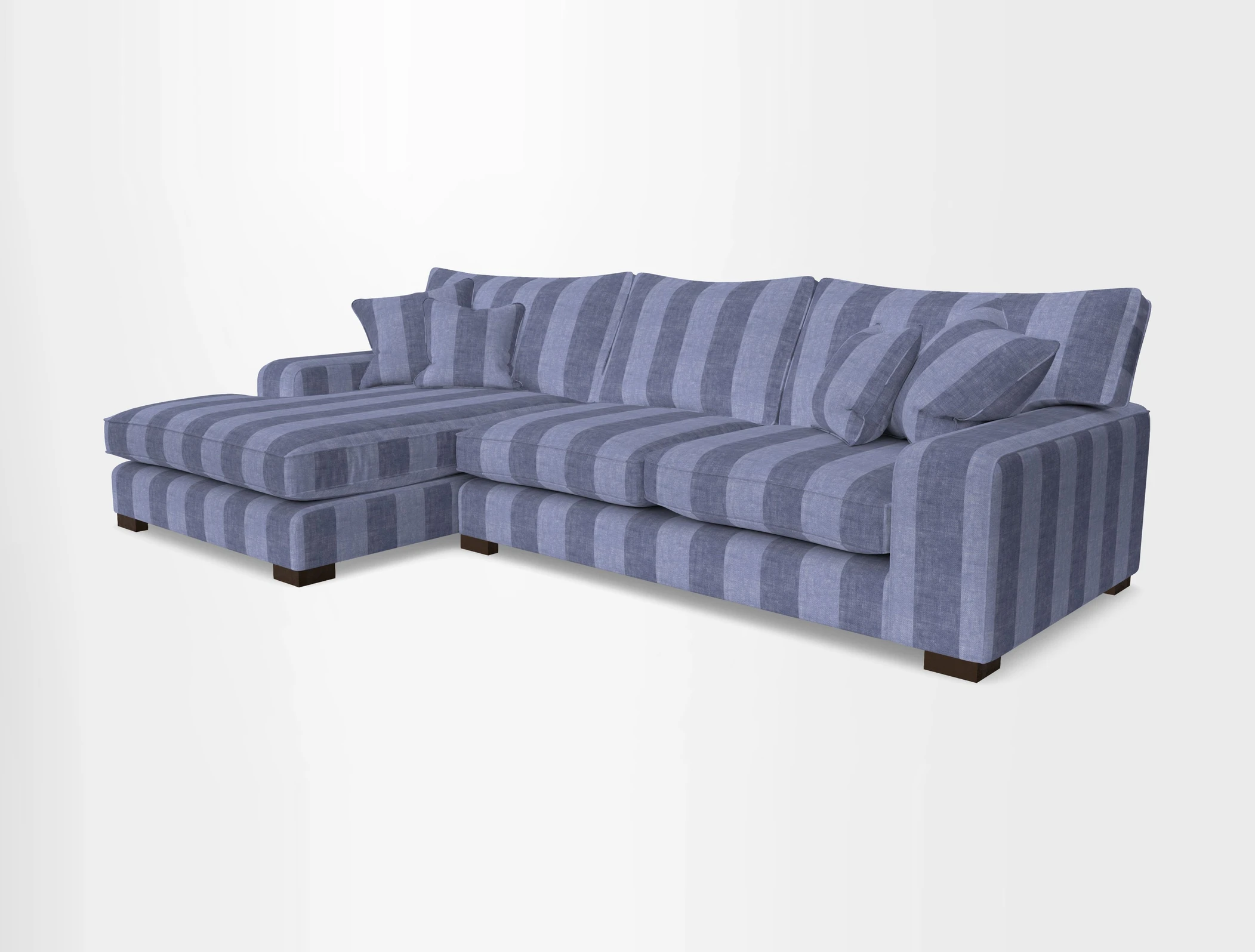 Richmond Chaise LHF  in Two Tone Plain Biscuit