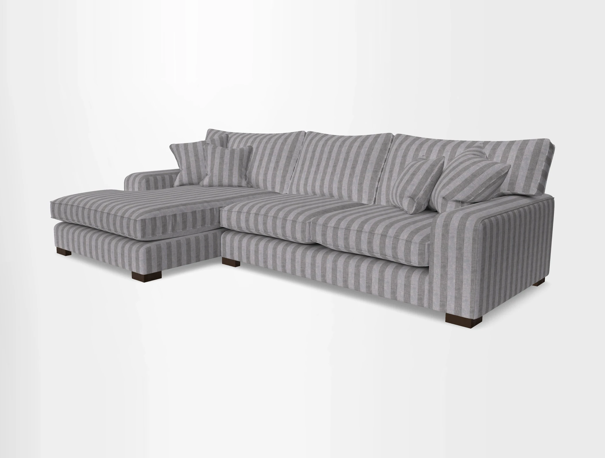 Richmond Chaise LHF  in Two Tone Plain Biscuit