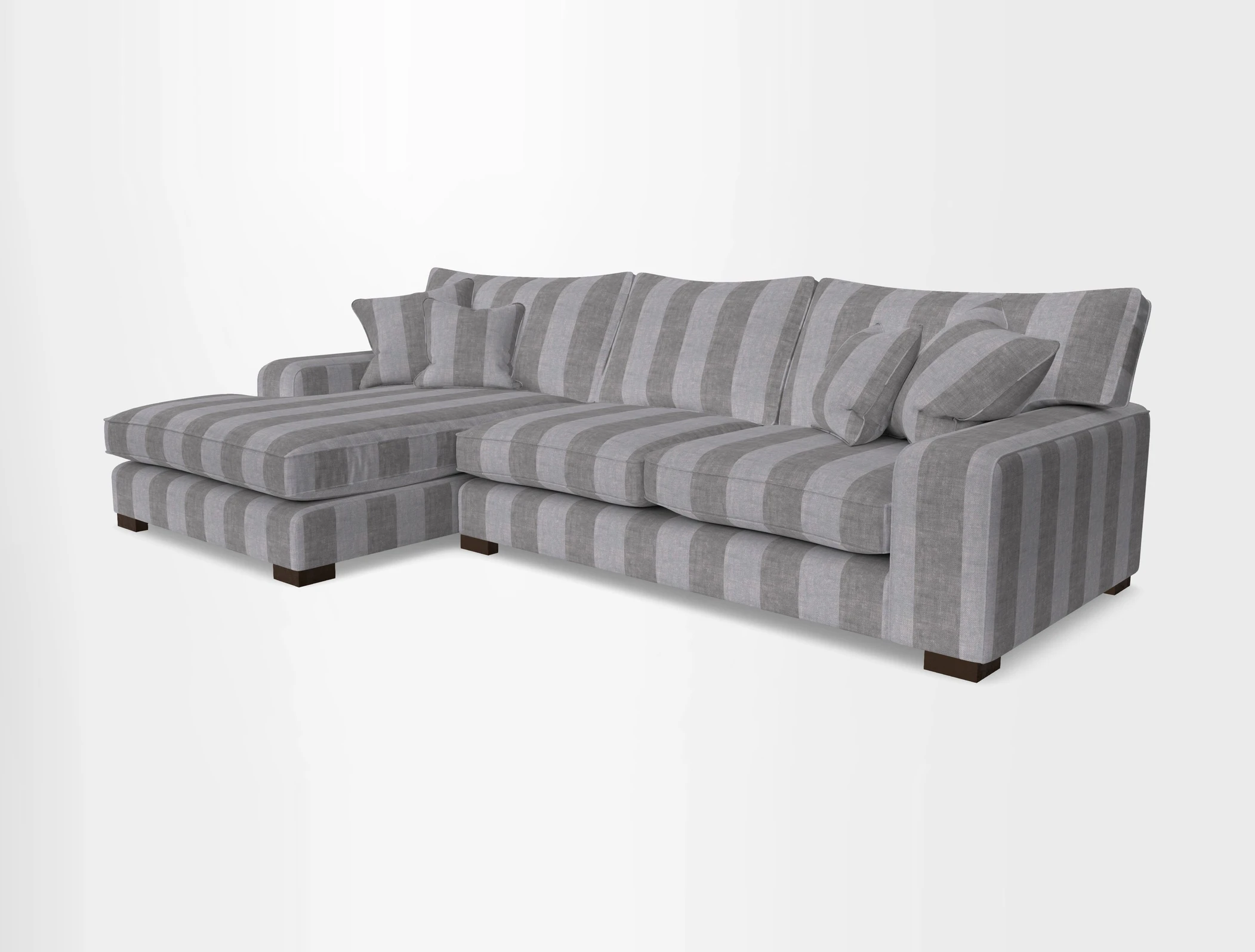 Richmond Chaise LHF  in Two Tone Plain Biscuit