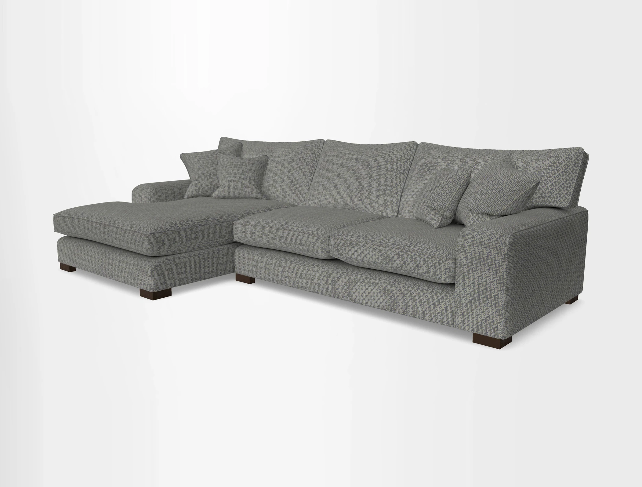 Richmond Chaise LHF  in Two Tone Plain Biscuit