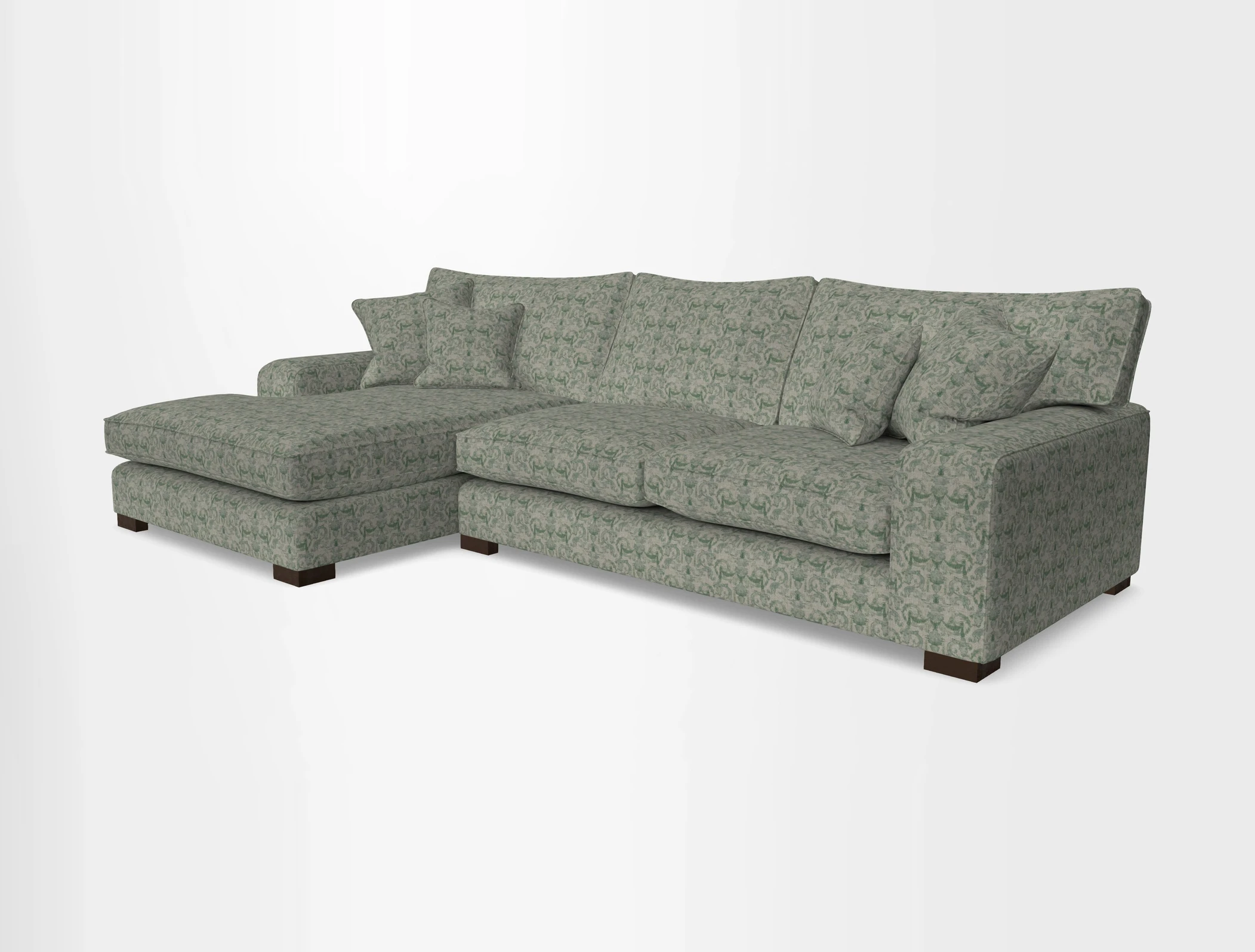 Richmond Chaise LHF  in Two Tone Plain Biscuit