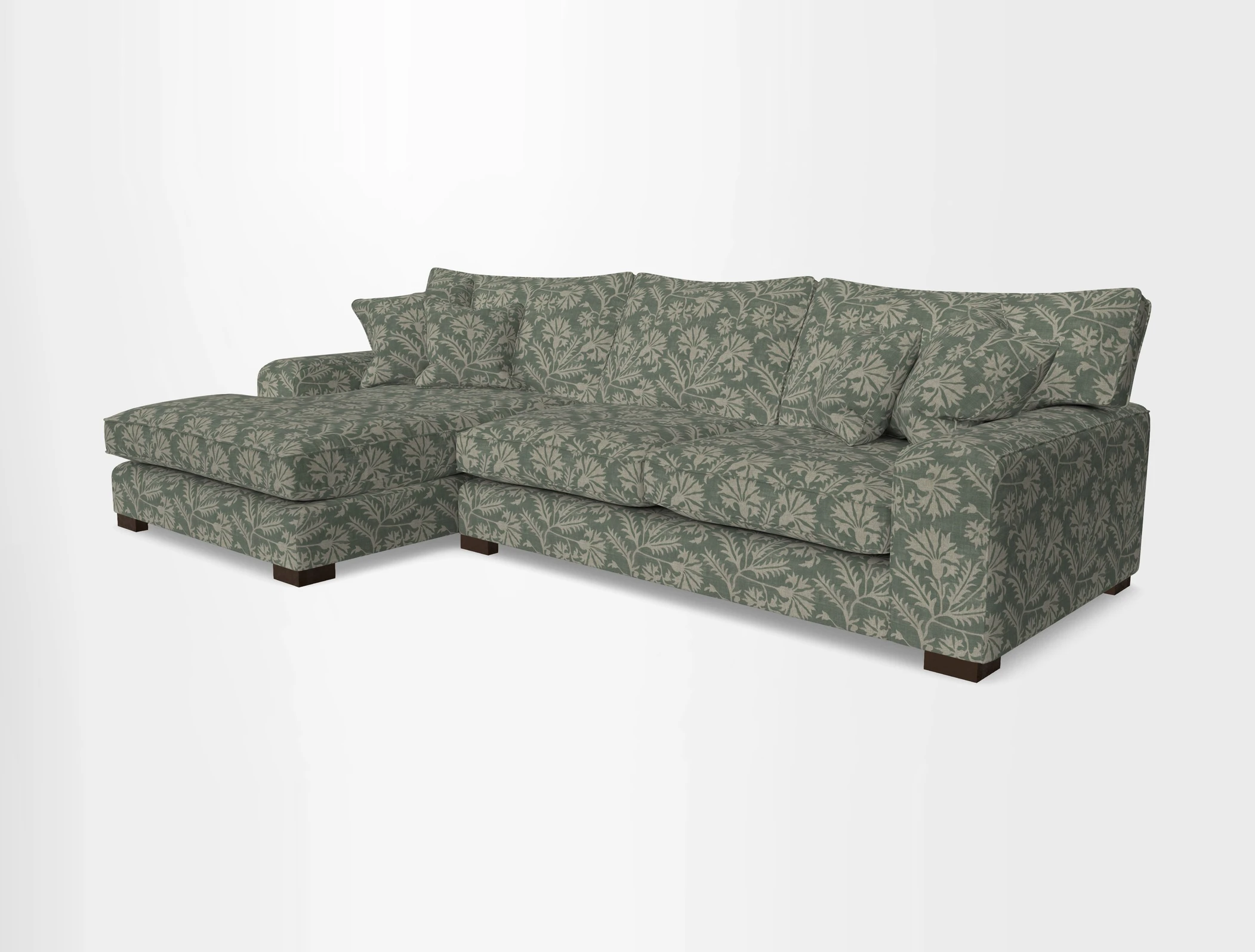Richmond Chaise LHF  in Two Tone Plain Biscuit
