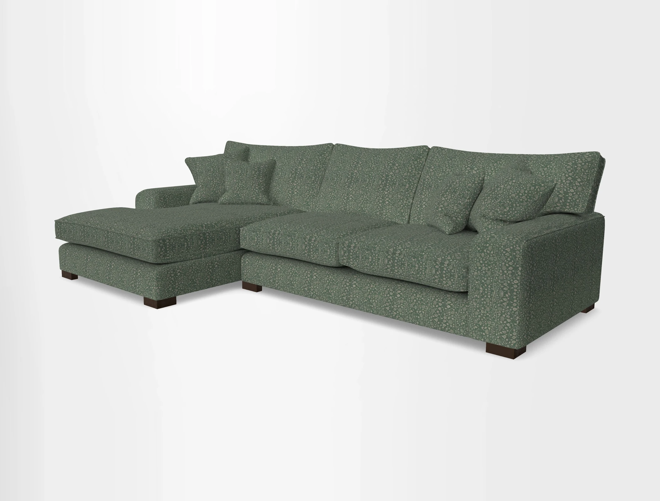 Richmond Chaise LHF  in Two Tone Plain Biscuit