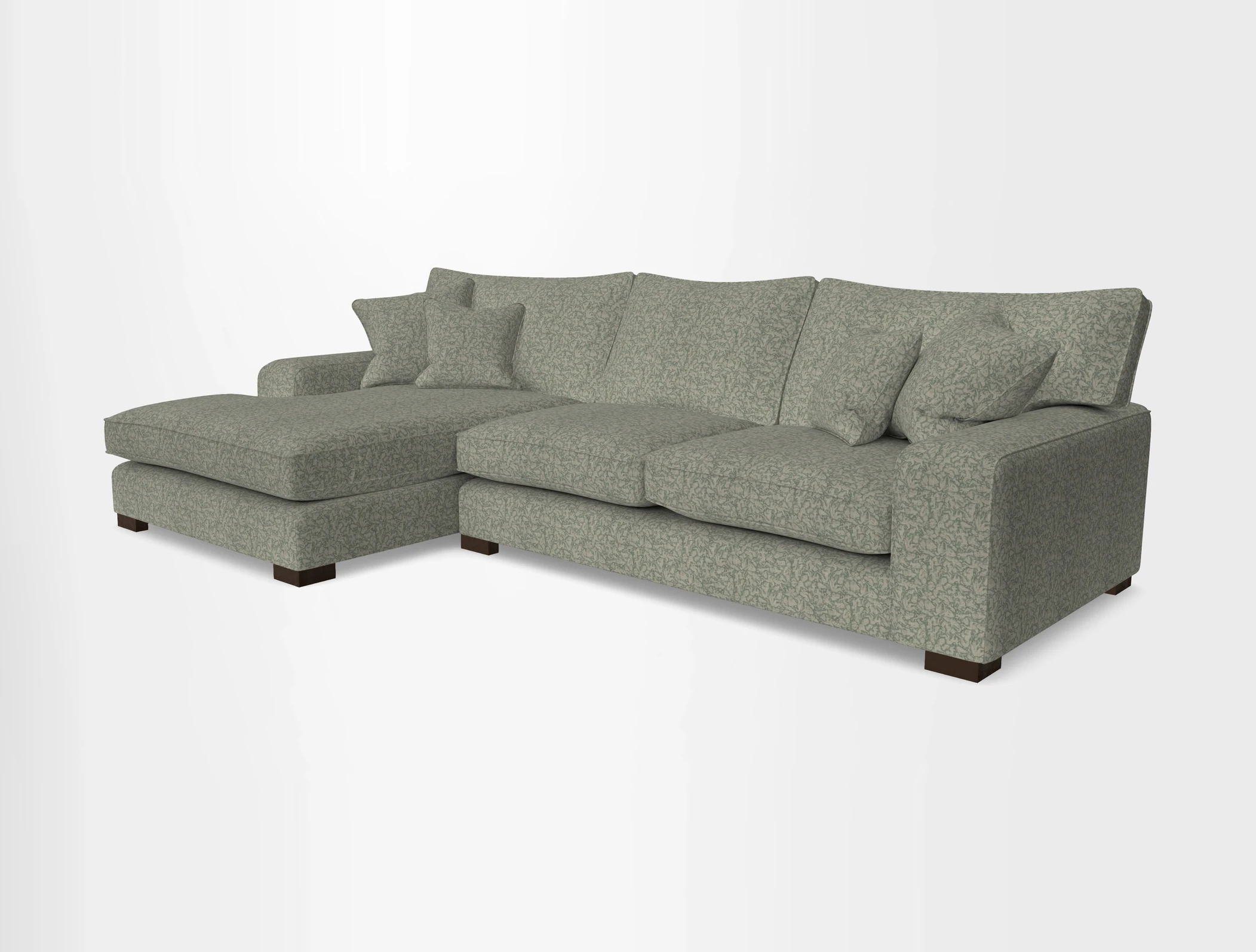 Richmond Chaise LHF  in Two Tone Plain Biscuit