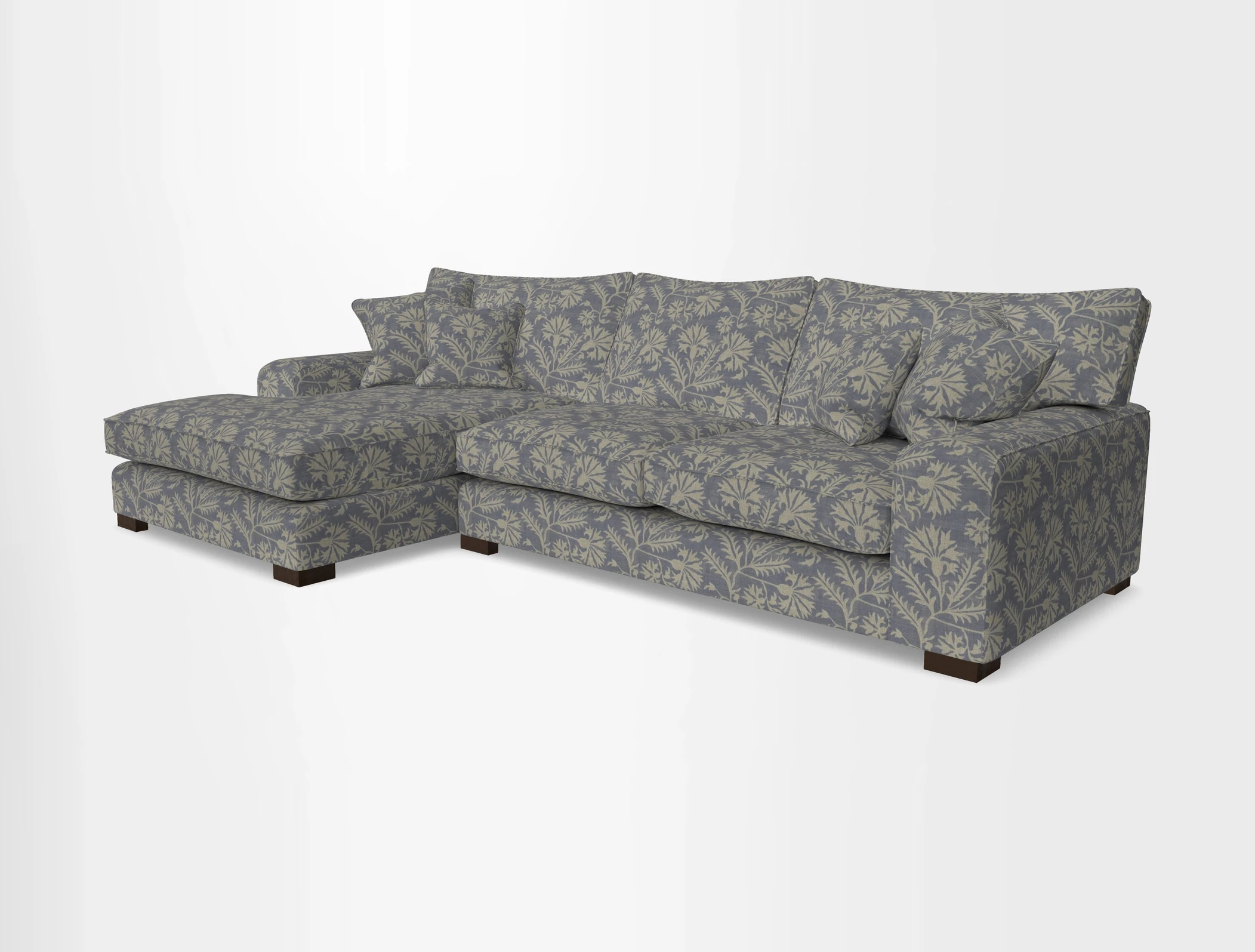 Richmond Chaise LHF  in Two Tone Plain Biscuit