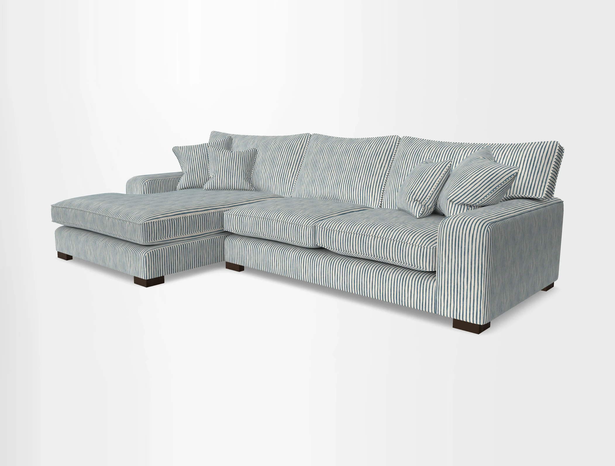 Richmond Chaise LHF  in Two Tone Plain Biscuit
