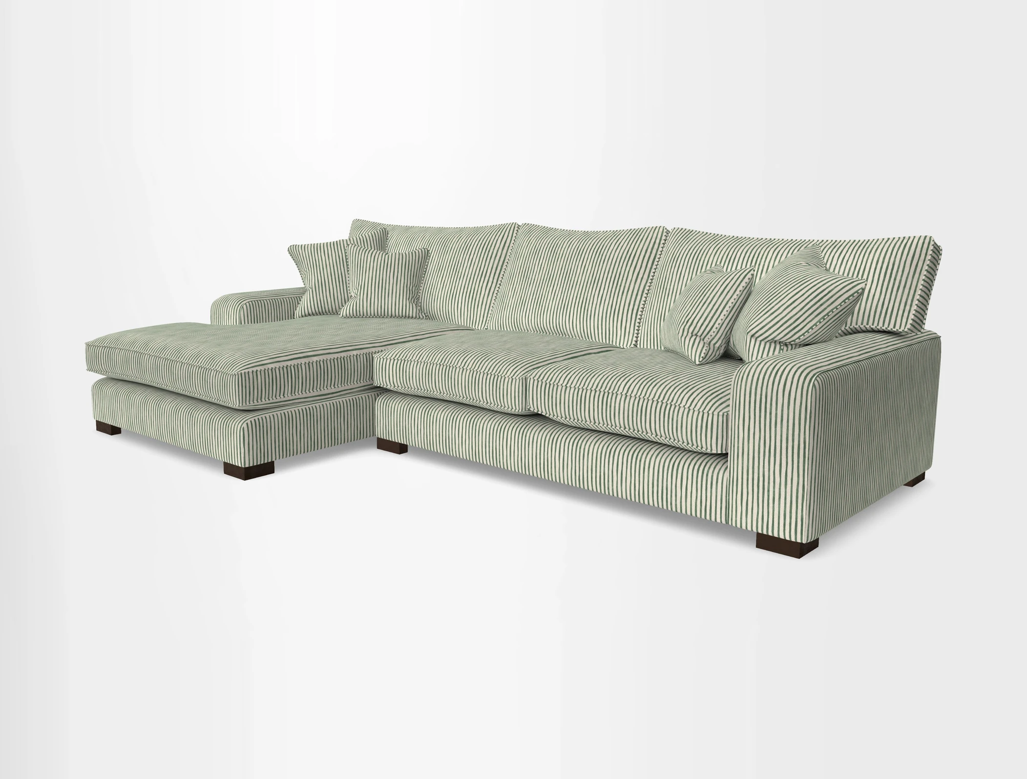 Richmond Chaise LHF  in Two Tone Plain Biscuit