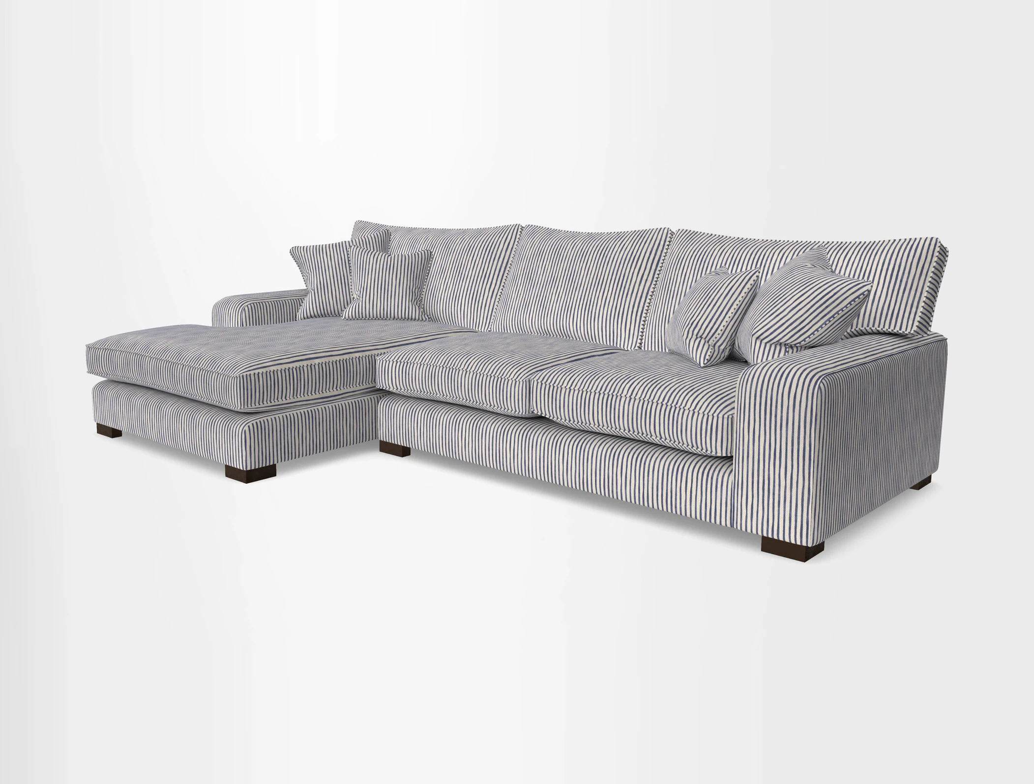 Richmond Chaise LHF  in Two Tone Plain Biscuit