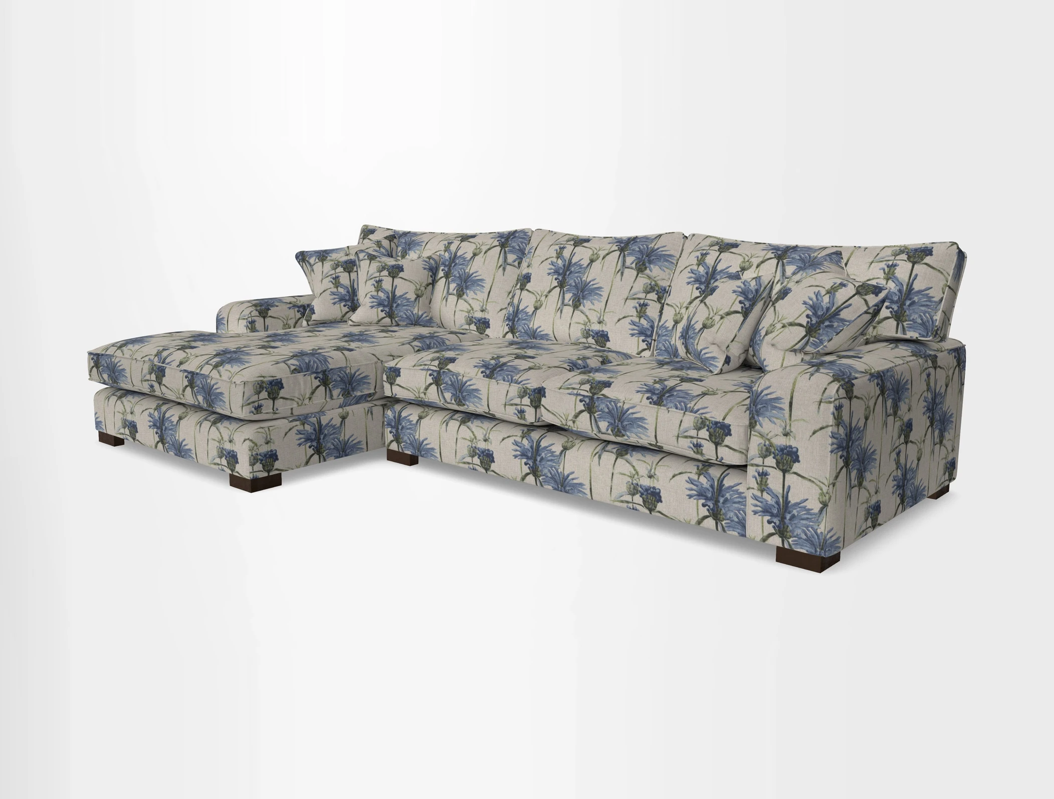 Richmond Chaise LHF  in Two Tone Plain Biscuit