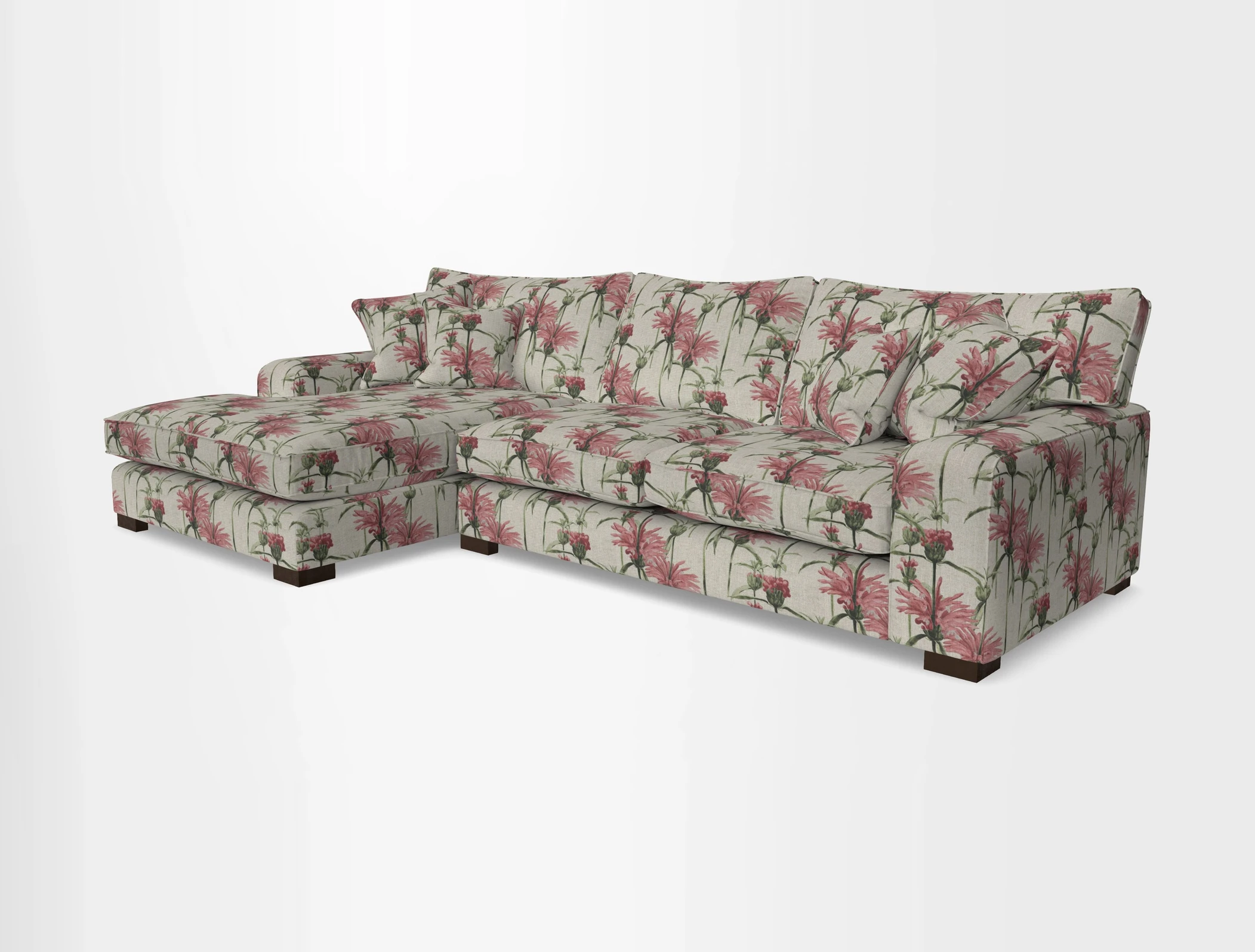 Richmond Chaise LHF  in Two Tone Plain Biscuit