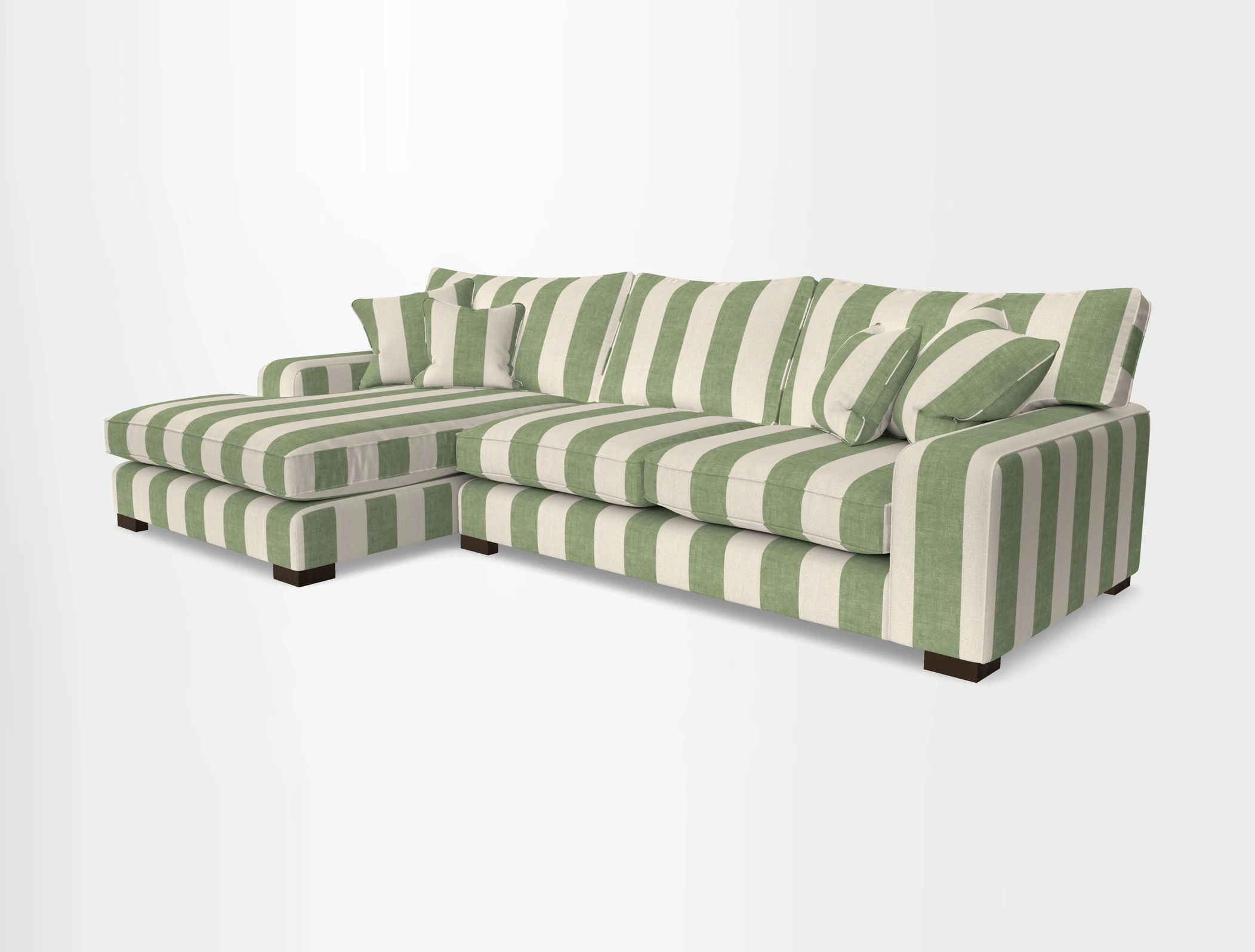 Richmond Chaise LHF  in Two Tone Plain Biscuit