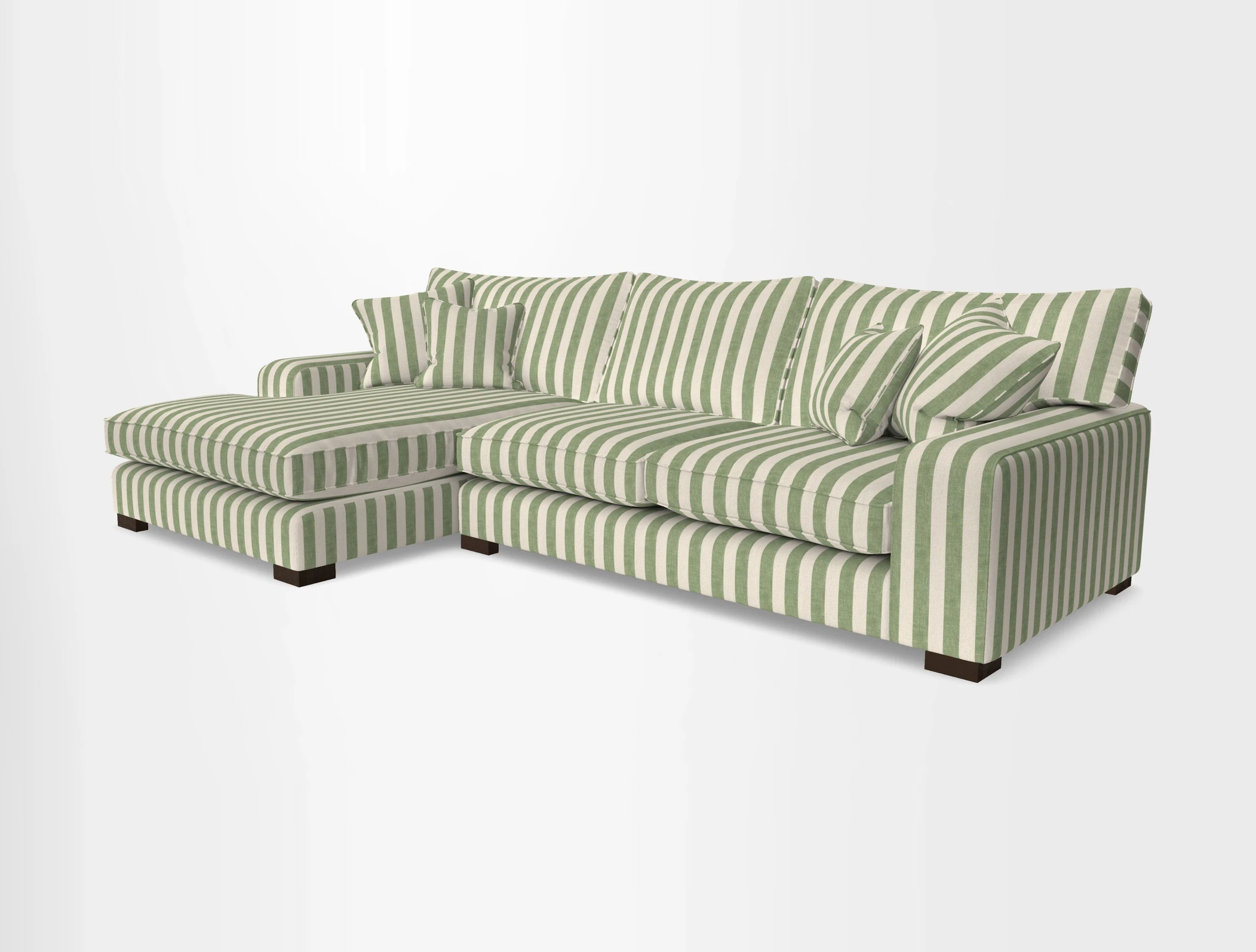 Richmond Chaise LHF  in Two Tone Plain Biscuit